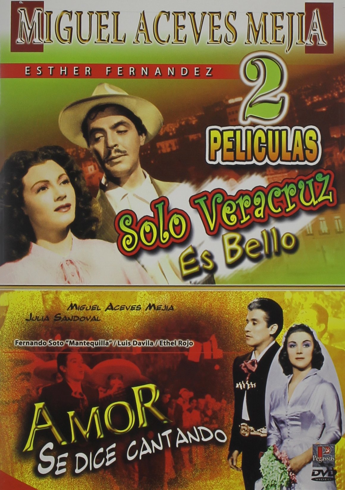 2 Pack Classic Movies: Love is Said by Singing / Only Veracruz - Perfect for Movie Nights & Latin Film Collections
