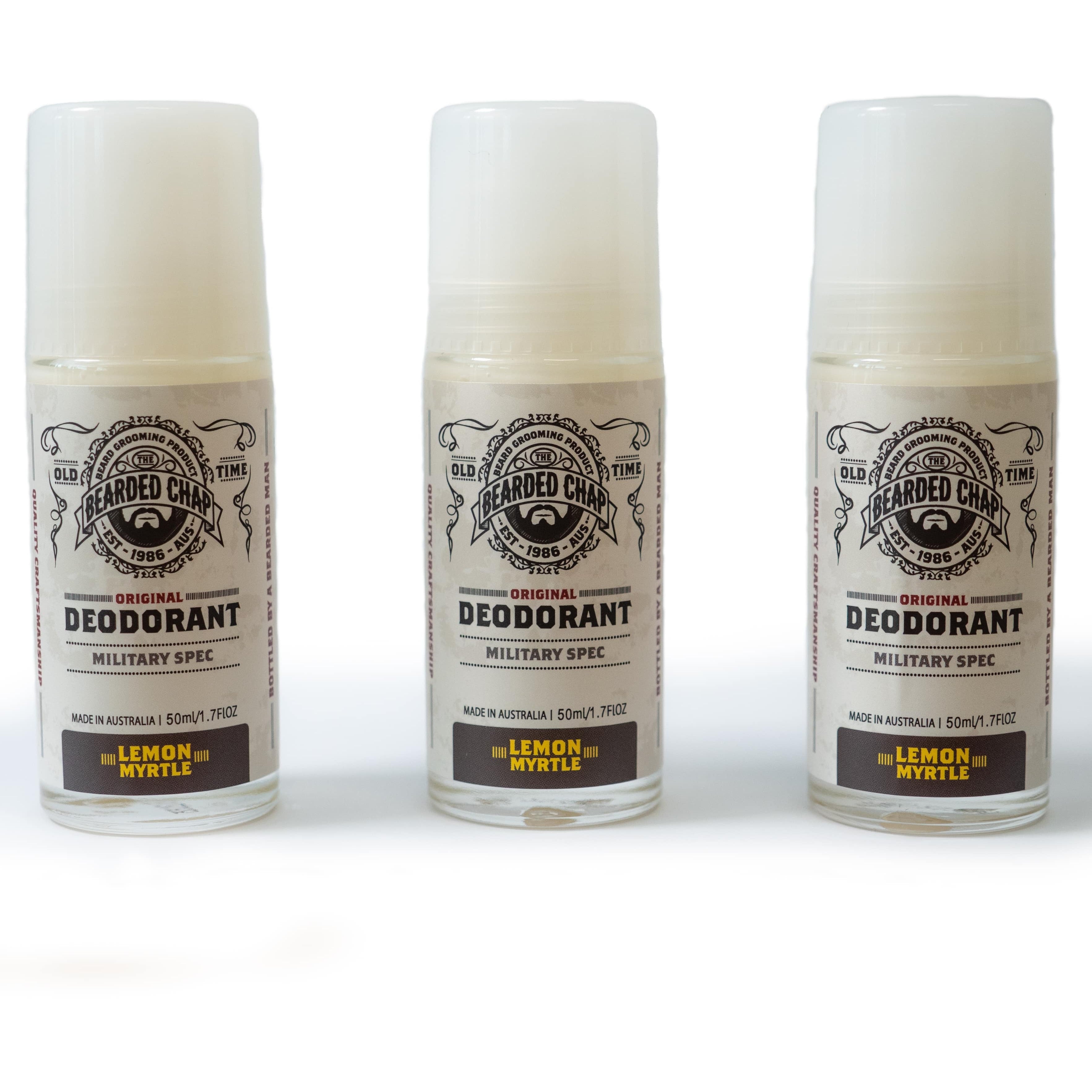 Natural Roll On Deodorant 3 Pack for Women & Men - Aluminum Free, Long Lasting Protection - Perfect for Gym, Work & Daily Freshness