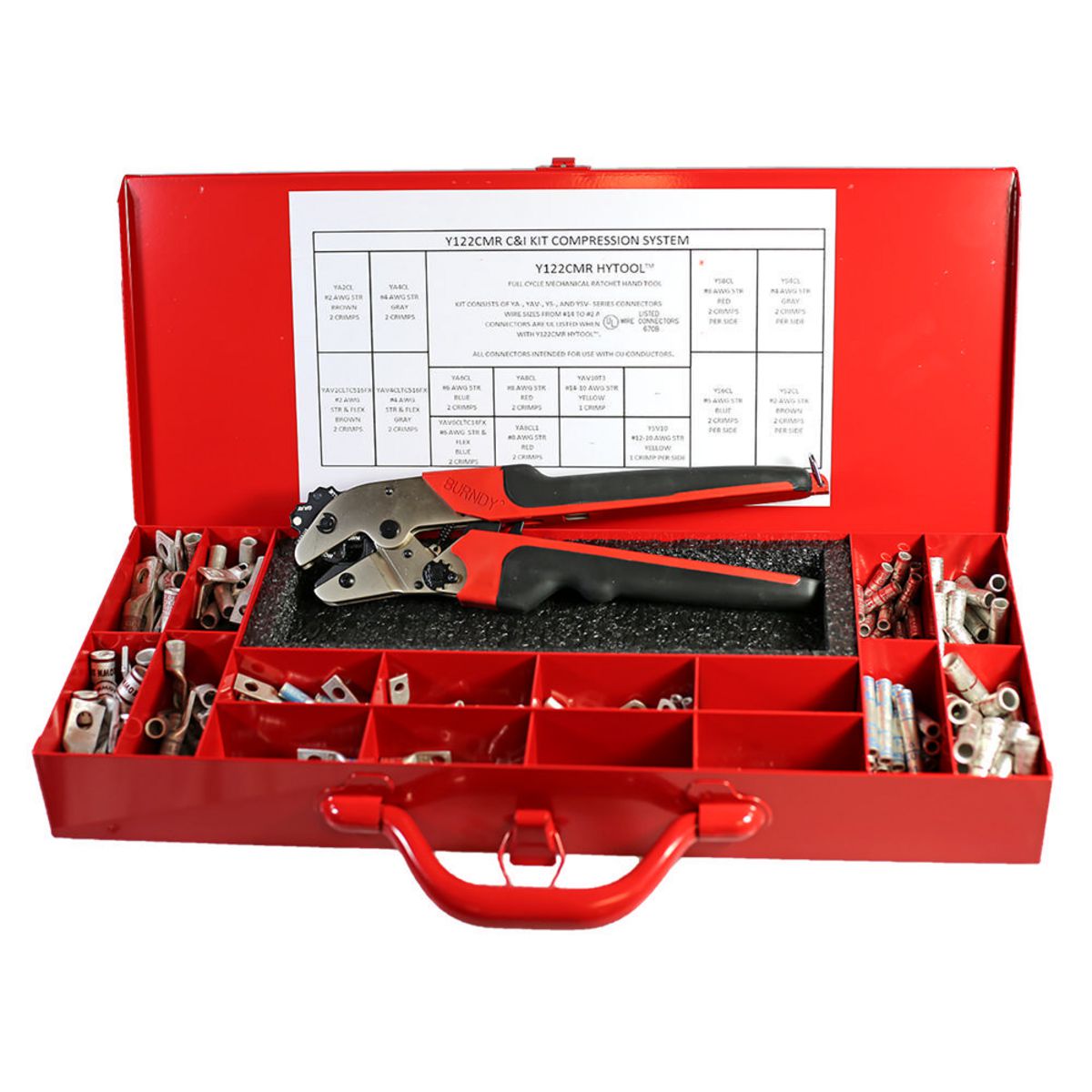 Ergonomic Full Cycle Ratchet Hand Crimpers - Professional Wire Crimping Tool for Electrical Work, DIY Projects & Automotive Repairs - Perfect for Crimping Terminals, Connectors & Splices