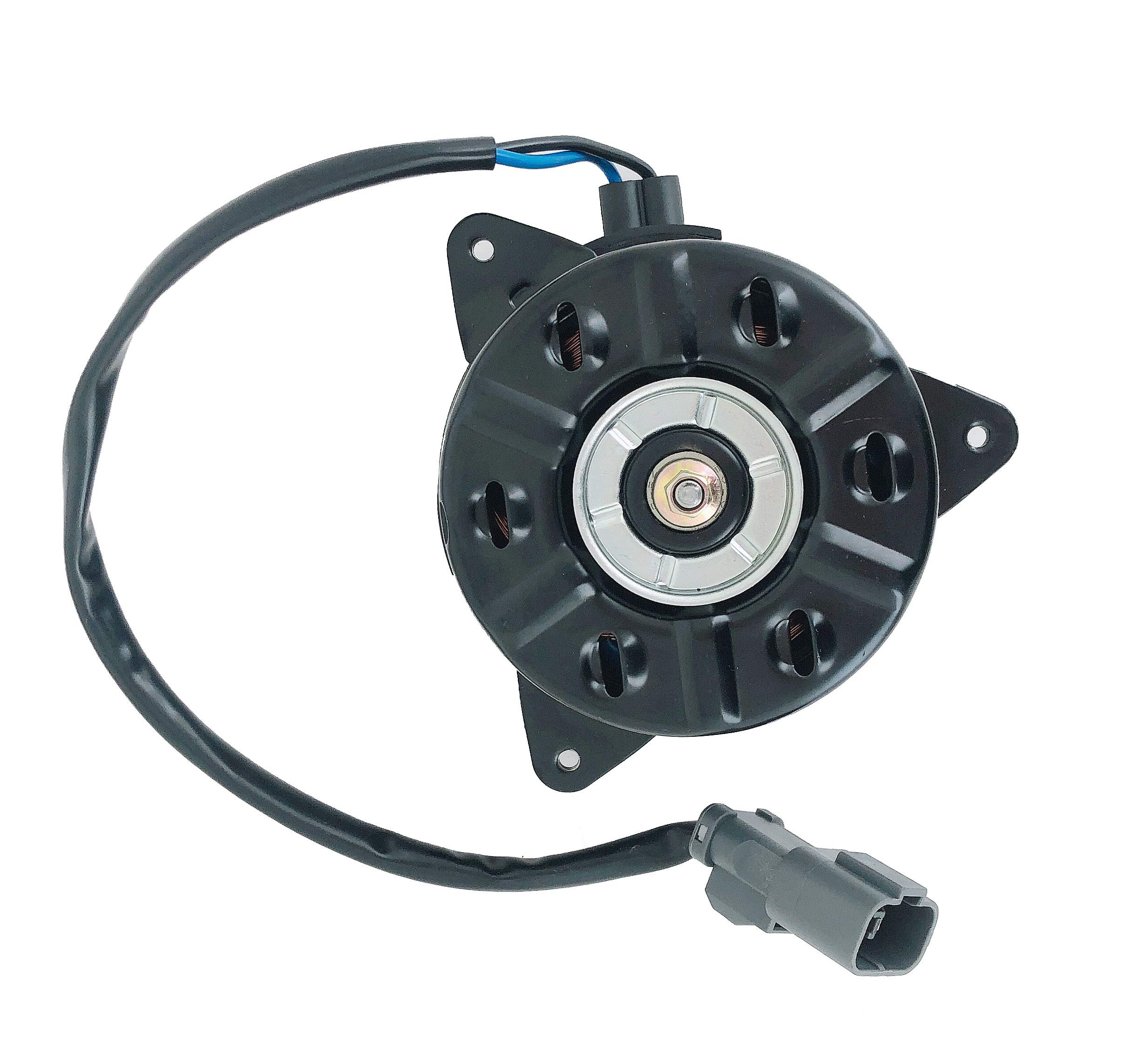 38616-RAA-A01 Well Auto A/C Condenser Fan Motor Replacement for 2003-2007 Honda Accord 2.4L - Fits 7 Blade Fan - Perfect for Summer Cooling & AC System Repair