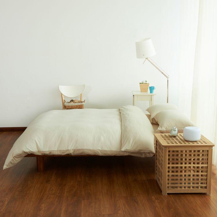 Premium Cotton Pure™ Milky Beige Jersey Bolster Pillow Case - Soft & Breathable for Bed, Sofa, and Nursery Decor