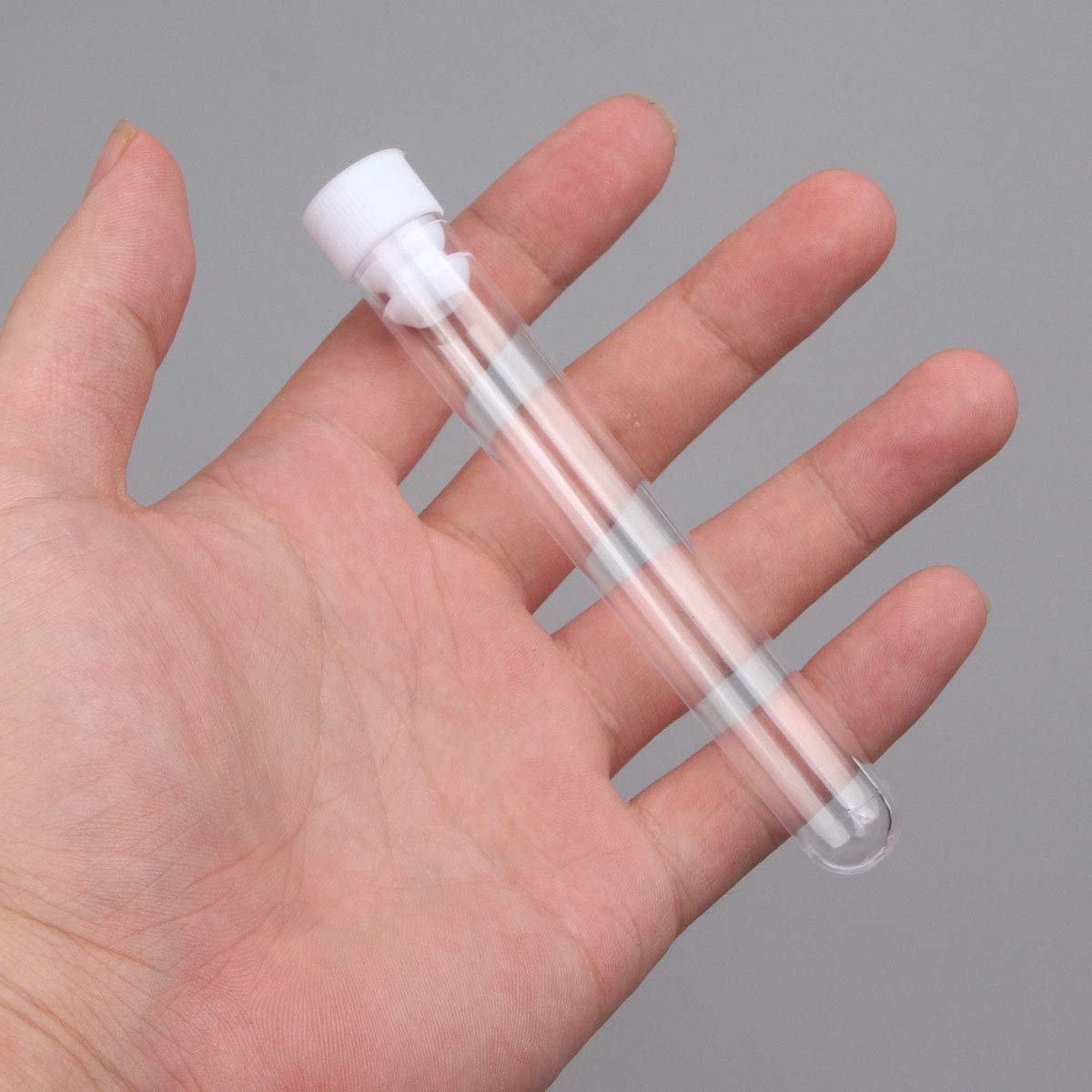 4-Piece Transparent Plastic Sewing Needle Storage Container - 75mm x 12mm Needlework Organizer for Quilting, Embroidery & Crafting