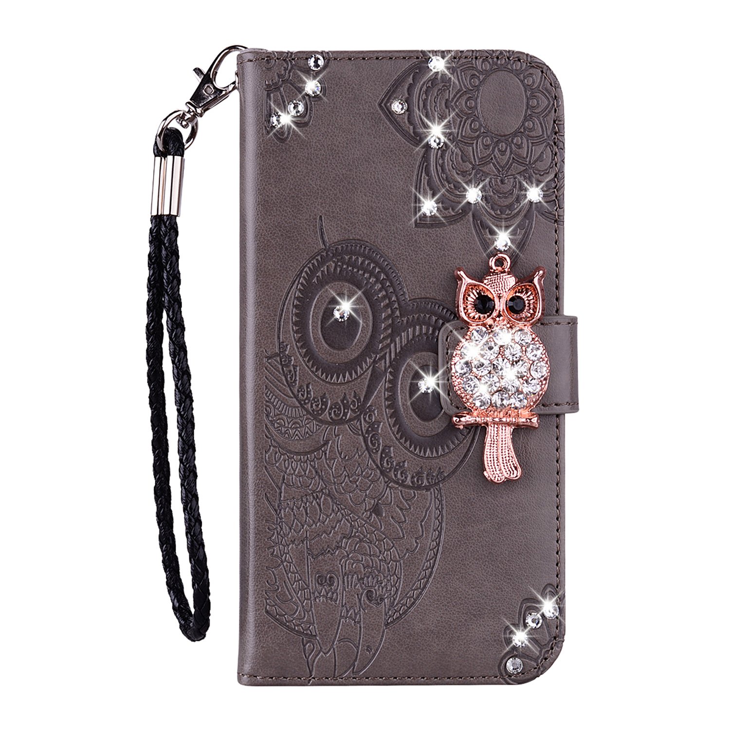 Samsung Galaxy A12 Owl Case with Card Slot & Stand for Daily Use