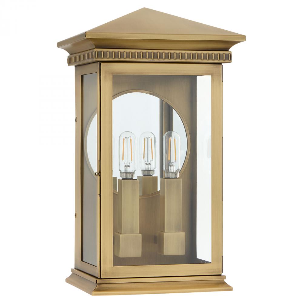 Cyan Design GUILFORD 11996 Heritage Brass Wall Sconce - Elegant Lighting Fixture for Living Room, Bedroom & Hallway Décor