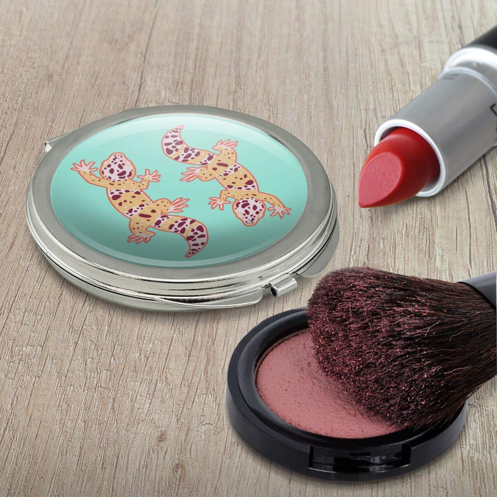 Leopard Print Compact Travel Purse - Small Handbag with Mirror for Makeup & Essentials | Perfect for Travel, Parties & Everyday Use