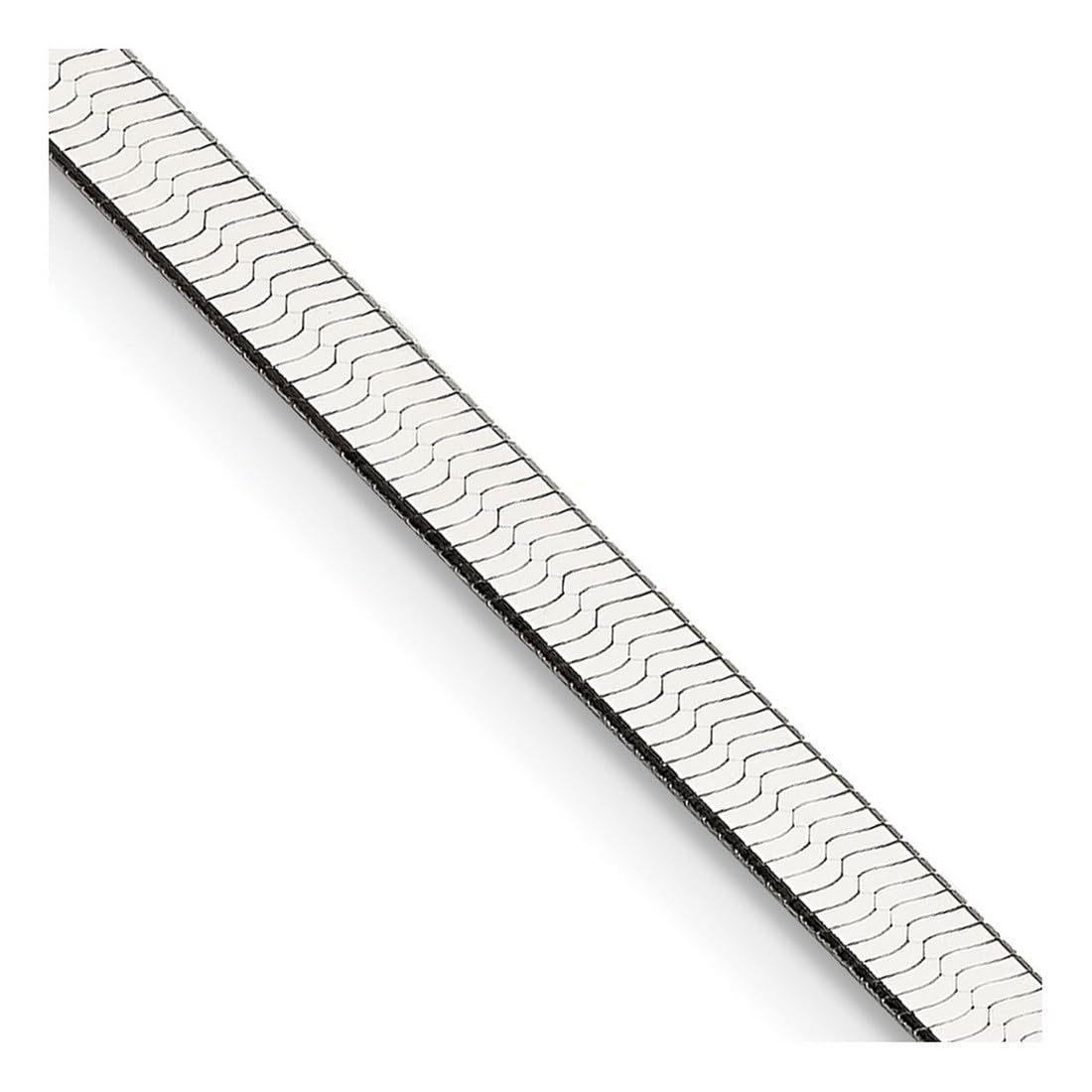 925 Sterling Silver Magic Herringbone Chain Necklace for Women & Men - Adjustable Lengths 16