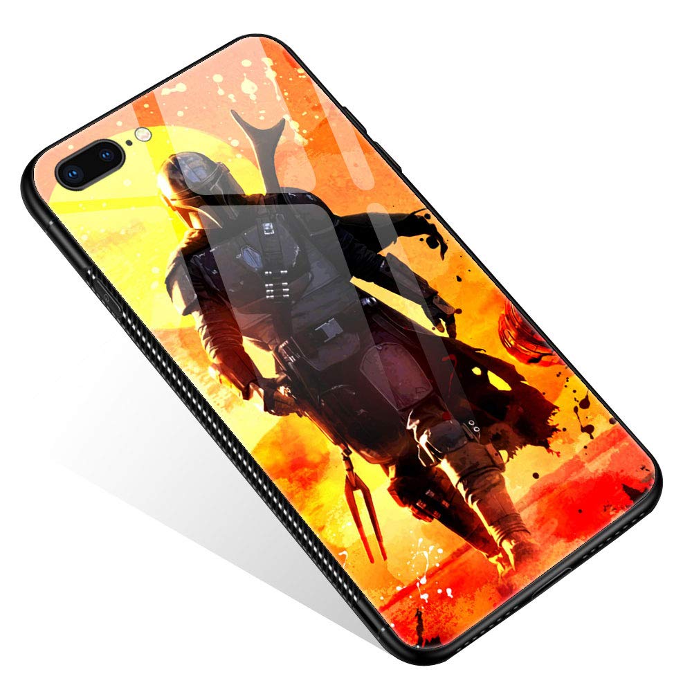 Premium Shockproof iPhone 8 Case with Tempered Glass - Compatible with iPhone 7/8/SE (2020) - Fear of War Pattern Design for Women, Men & Teens - Anti-Scratch Protection for Daily Use, Travel & Outdoor Activities