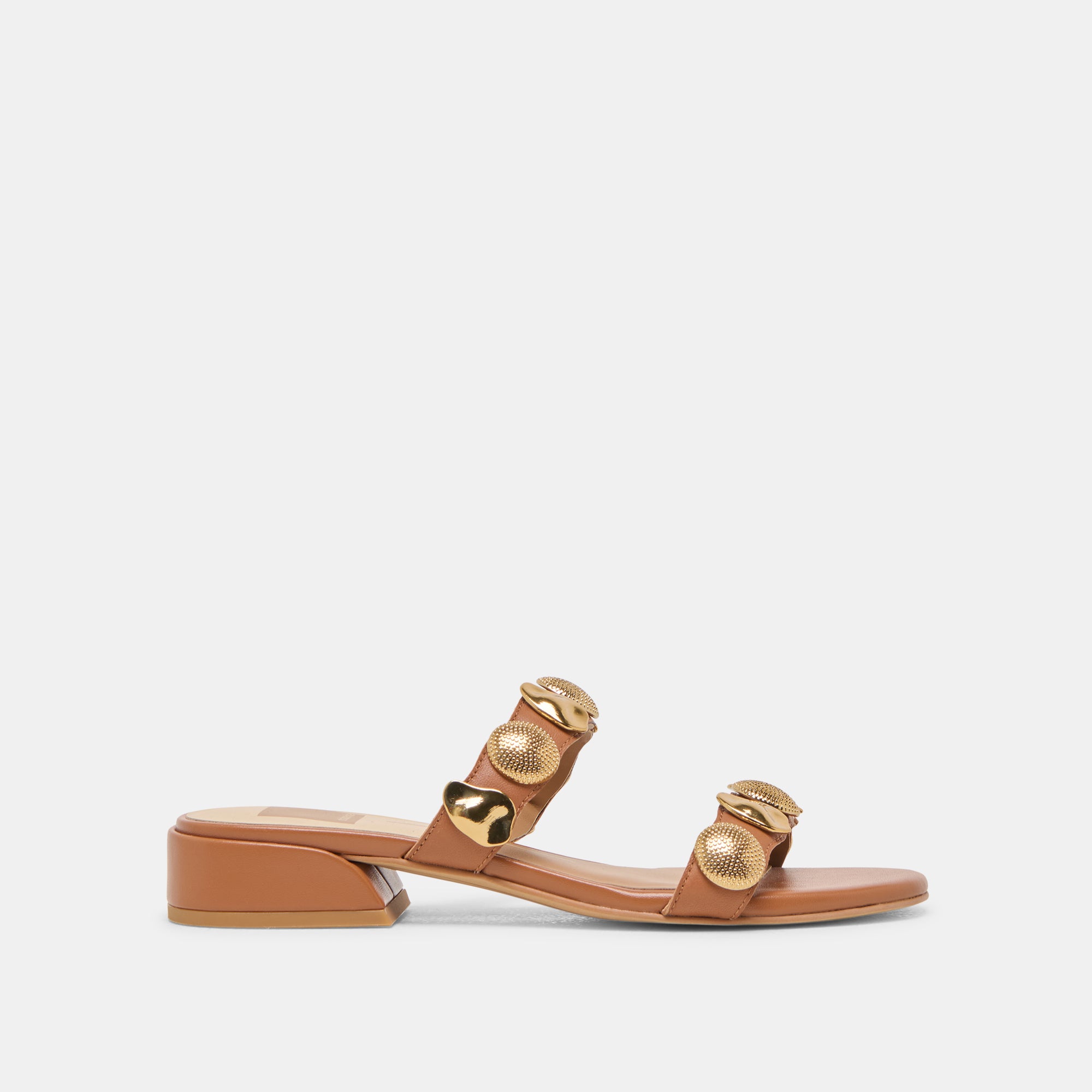 FARROW Women's Saddle Leather Sandals - Comfortable Casual & Dressy Strappy Slide Sandals for Summer, Beach, Vacation and Everyday Wear