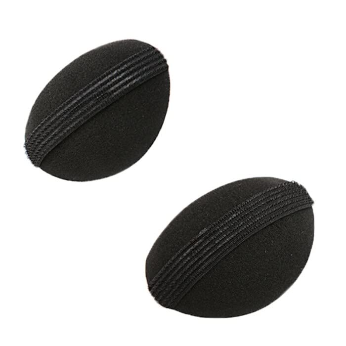 APSAMBR Hair Puff Set of 2 - Oval Shape Hair Styling Tool & Volumizer for Women & Girls - Create Bouncy Puffs & Volume - Perfect for Updos, Ponytails & Special Occasions