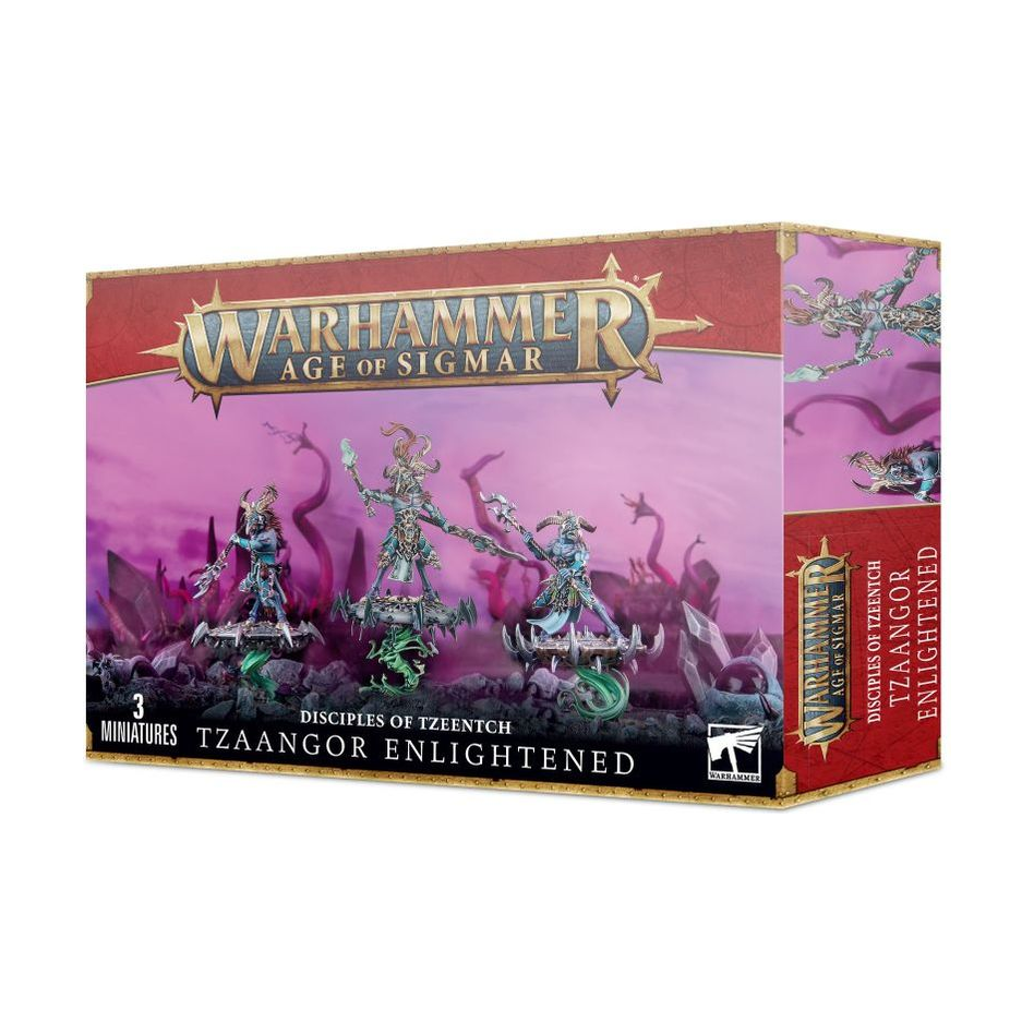 Disciples of Tzeentch Tzaangor Enlightened/Skyfires - Warhammer 40K Chaos Daemons Miniatures for Tabletop Gaming & Collecting