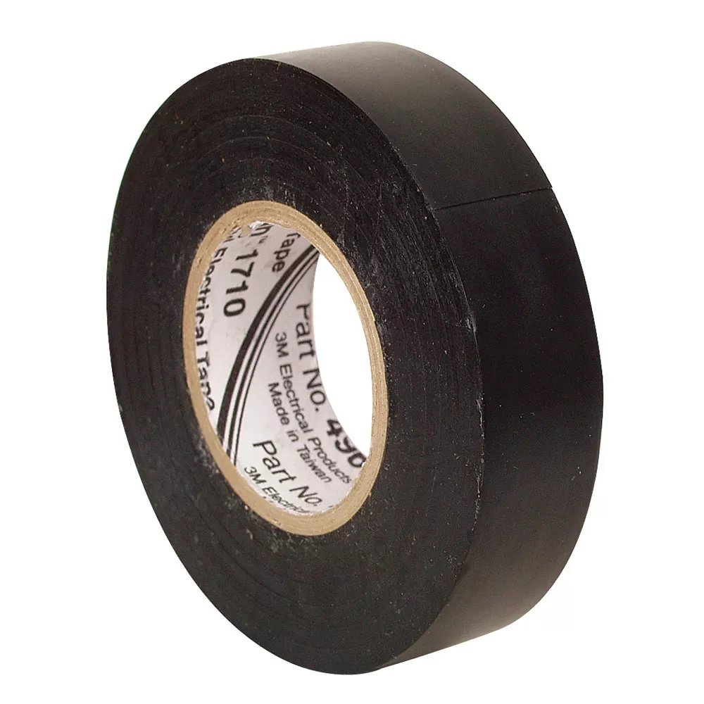 3M™ Black Vinyl Electrical Tape - Waterproof, High Temperature Resistant Insulation Tape for Electrical Wiring, Automotive, HVAC Repairs - Perfect for DIY Projects and Professional Electricians