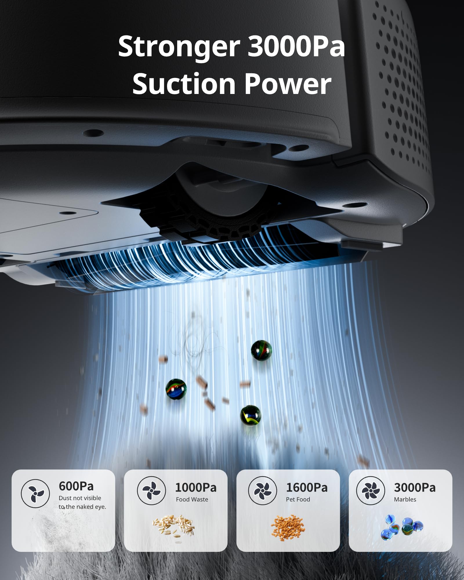 SwitchBot K10+ Pro Self-Emptying Robot Vacuum - 90 Days Hands-Free, Ultra Quiet Mini Vacuum with Strong Suction & Anti-Hair Tangle - Alexa/Siri/Matter Compatible (Hub 2 Required) - 2.4GHz WiFi - Perfect for Pet Hair, Hard Floors & Small Apartments
