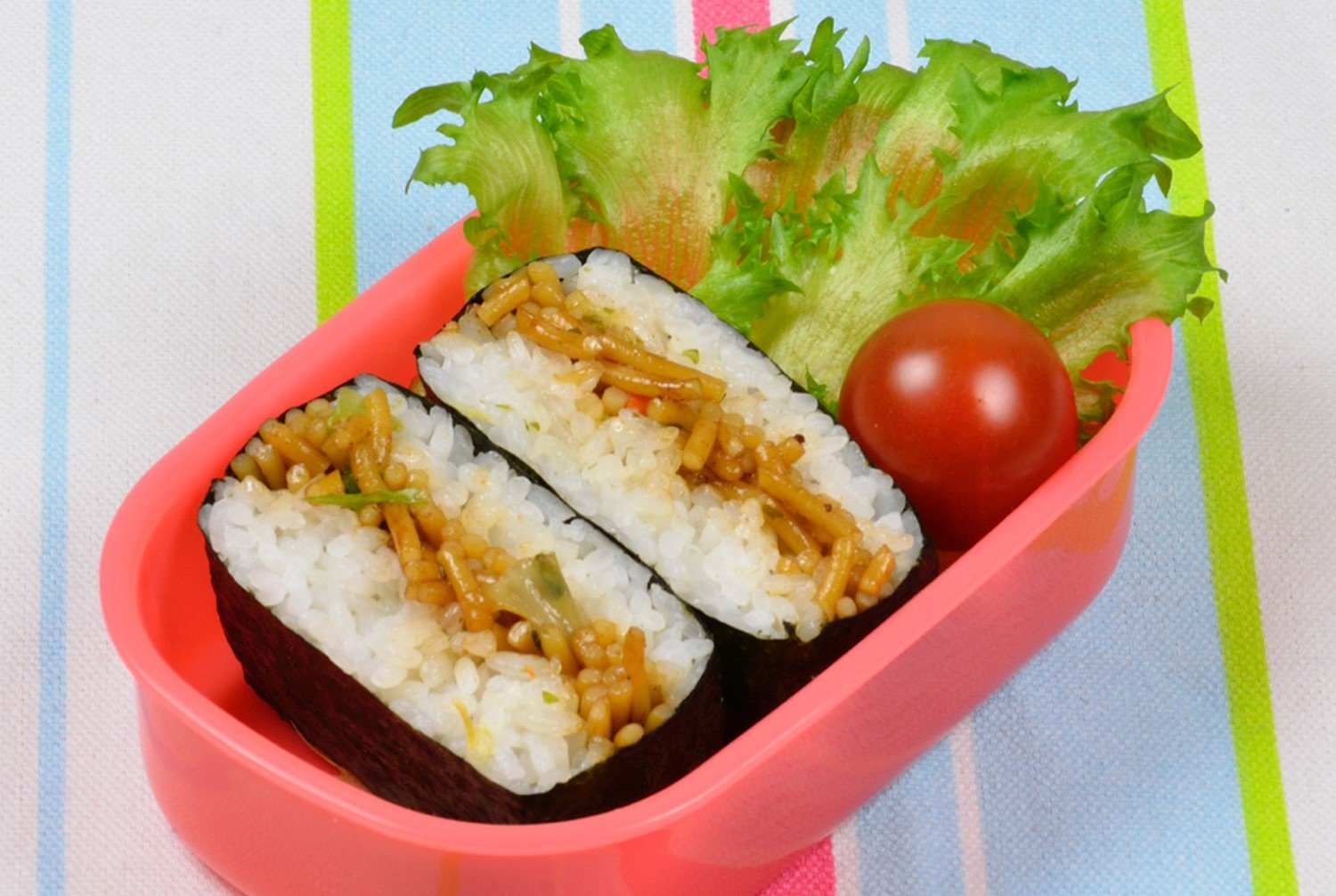 Japanese Onigiri Sand Maker - Onigirazu Cube Box White C-451 for Bento Lunch Box | Perfect for Home Meal Prep, School Lunches & Picnics