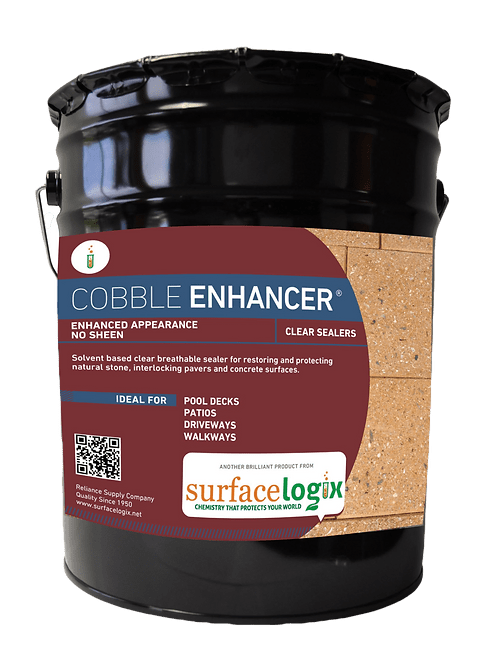 Premium Cobble Enhancer for Driveways & Walkways - Durable Stone & Paver Sealer for Outdoor Use