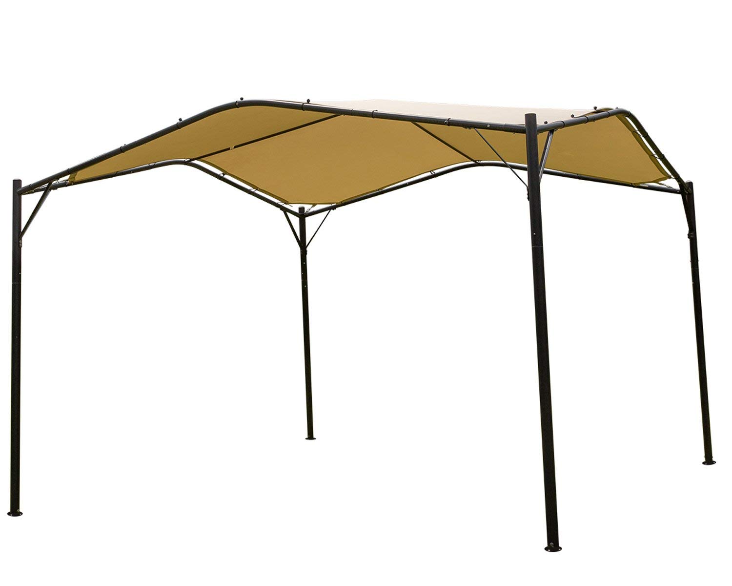 Mefo Garden 12x12 Swan Gazebo Replacement Canopy Top Cover - RipLock 500 Technology, Waterproof & UV Resistant - Perfect for Outdoor Patio, Backyard, and Garden Shade Protection