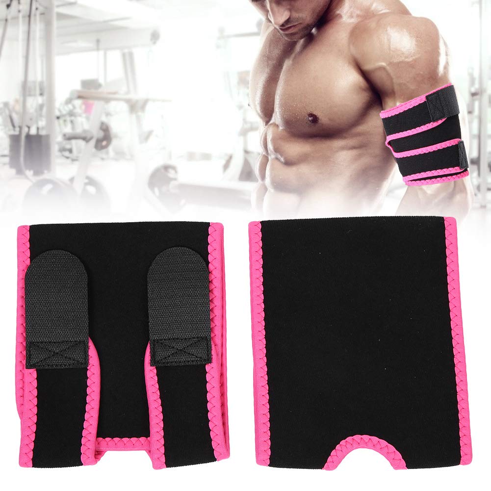 ZJchao Arm Trimmers Pair - Slimming Wraps for Men & Women, Neoprene Upper Arm Shaper for Gym Workouts, Exercise & Fast Fat Burning (Red) - Perfect for Weight Loss, Toning & Fitness Training
