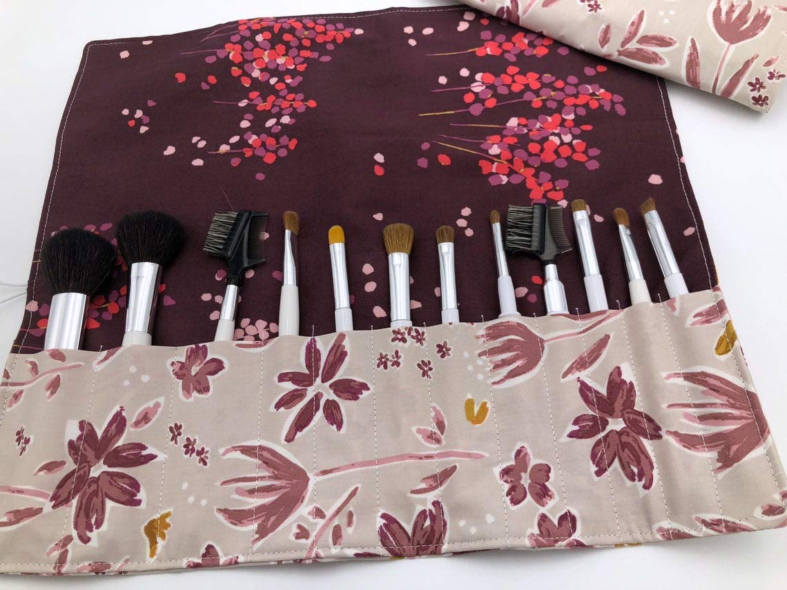 Mayfiar Makeup Brush Roll Holder Case - Premium Cosmetic Brush Organizer Bag for Travel & Home Storage - Perfect for Professional Artists & Beauty Enthusiasts