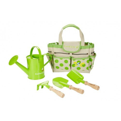 Kids Gardening Tool Set with Tote Bag - Outdoor Garden Activities for Children, Planting & Watering Fun