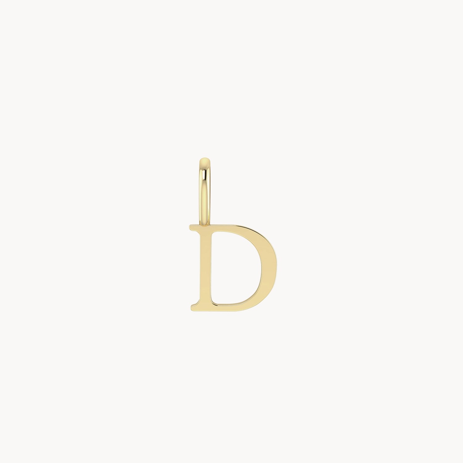 10K Yellow Gold Letter Charm - Personalized Initial Pendant for Necklaces & Bracelets - Perfect for Gifts, Birthdays, and Everyday Jewelry