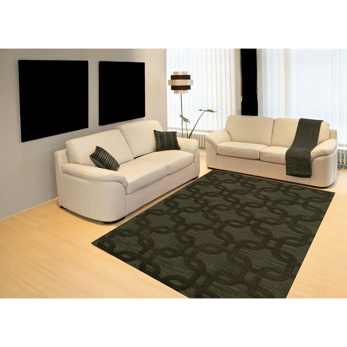 Premium Dalyn Rugs Dover DV7 Area Rug - 12' x 15' Fern Green - Soft & Durable Indoor/Outdoor Rug for Living Room, Bedroom, or Patio Decor