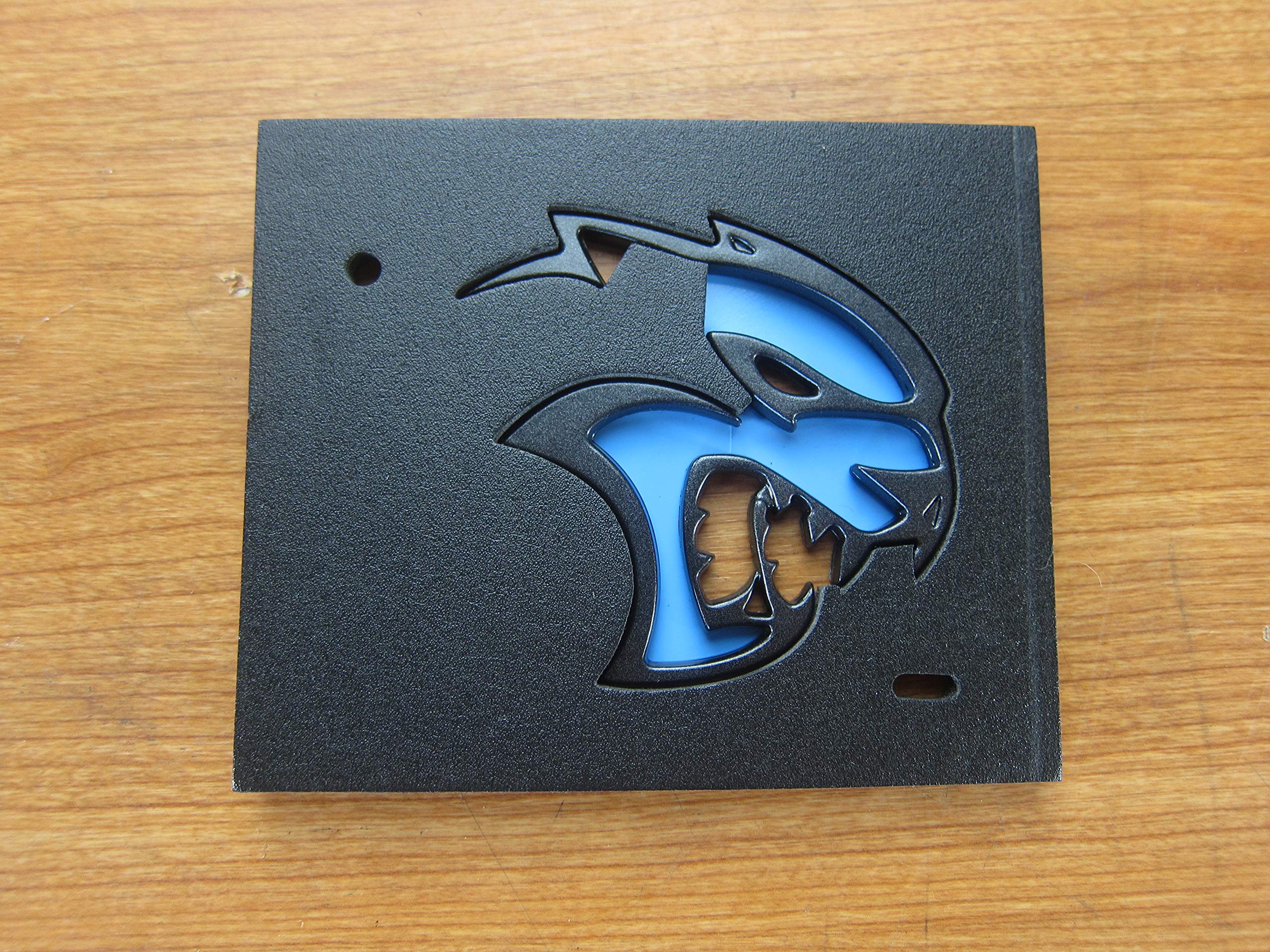 Dodge Charger Challenger SRT Hellcat Front Right Fender Badge Mopar - Replacement Emblem for Muscle Car Enthusiasts (Perfect for Car Shows & Custom Upgrades)