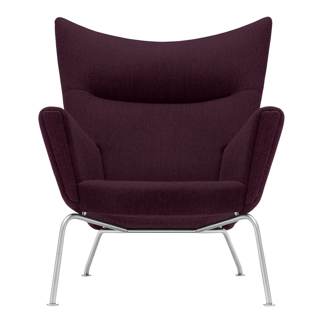 CH445 Wing Chair - Classic Comfortable Upholstered Accent Chair for Living Room, Bedroom & Office - Perfect for Reading, Relaxing & Home Decor