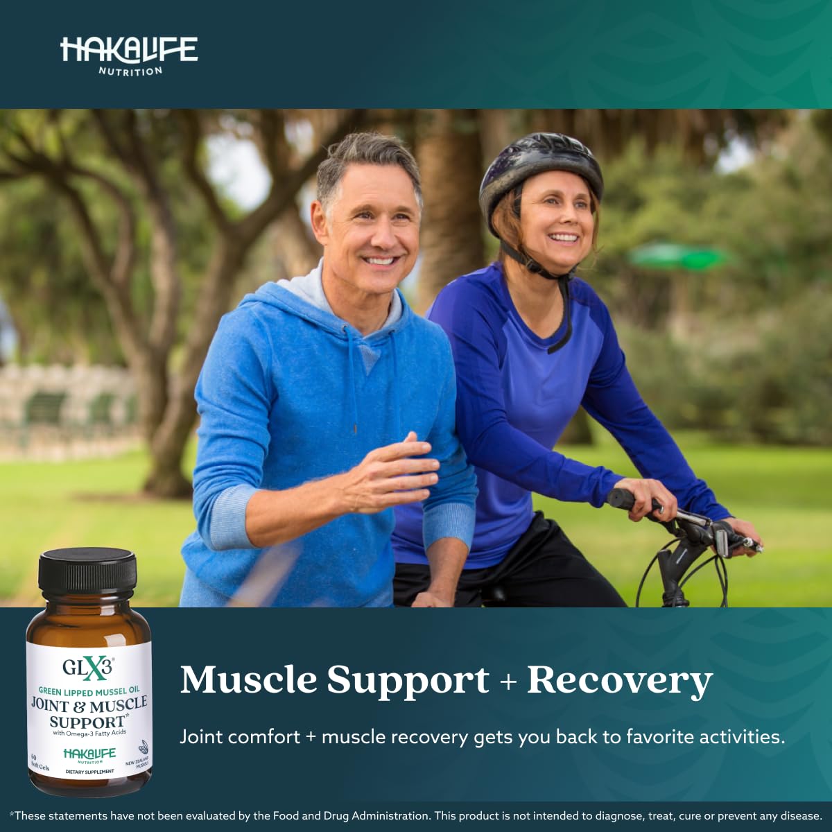 Premium GLX3 Extra Strength Omega-3 Supplement with New Zealand Green Lipped Mussel Oil - Supports Joint Comfort, Flexibility & Muscle Recovery - High EPA DHA Omega 3 Capsules (60-Day Supply) - Ideal for Athletes, Seniors & Active Lifestyles