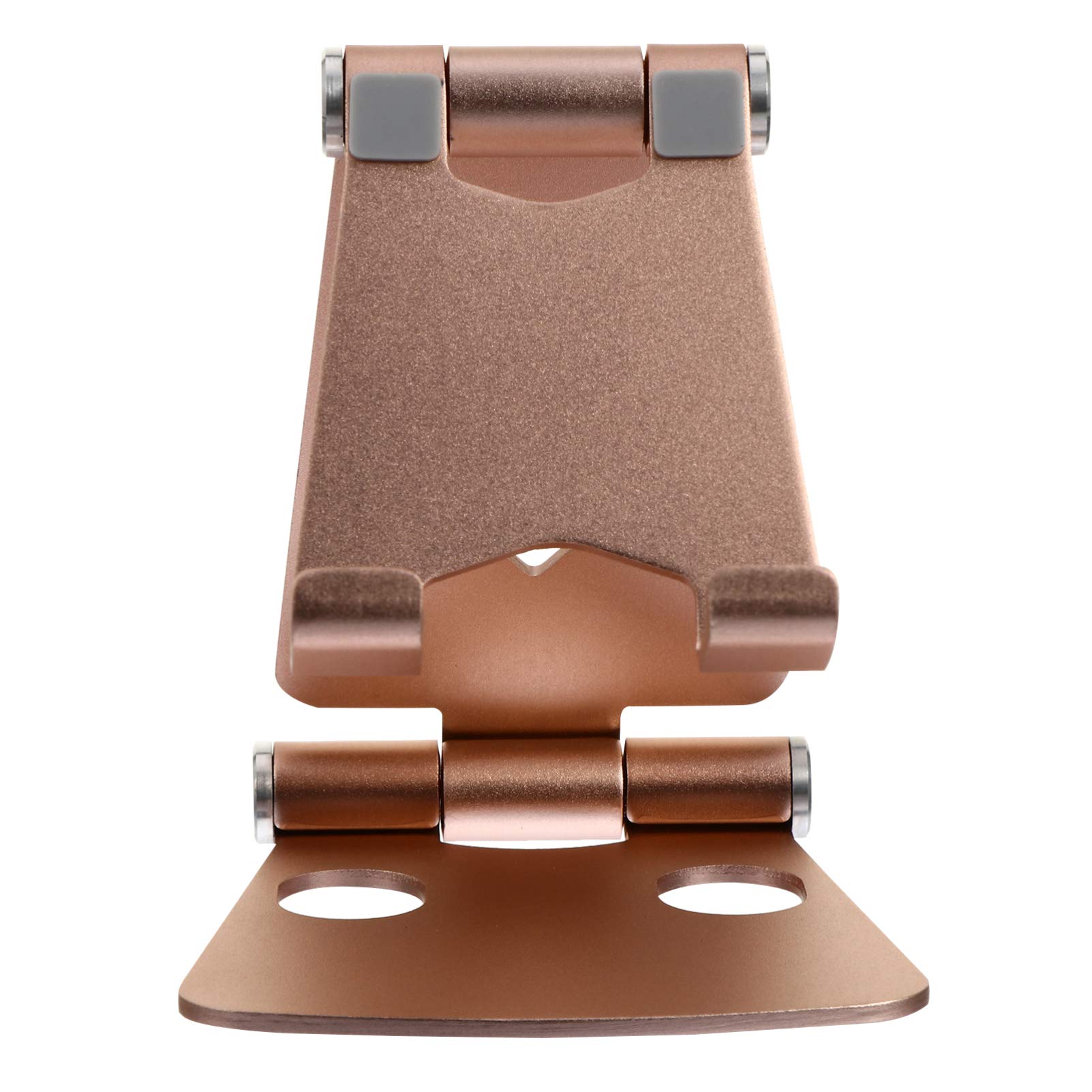 Foldable Aluminum Alloy Universal Desktop Phone Holder Stand - Perfect for Live Streaming, Video Calls & Hands-Free Viewing (Mikikit)