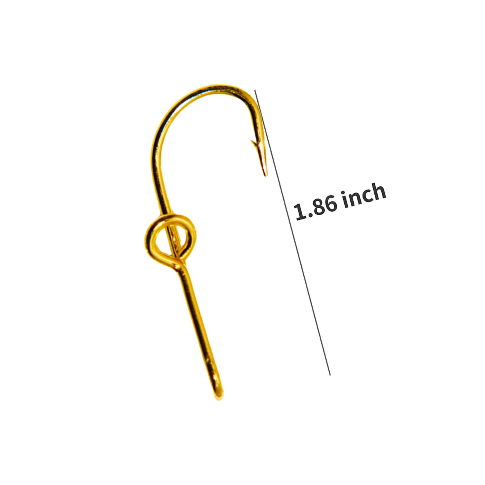 **3-Pack Gold Fishing Hat Hook Clips for Men - Secure Hat Pins & Tie Clasps - Ideal for Fishing, Hiking, and Outdoor Adventures**
