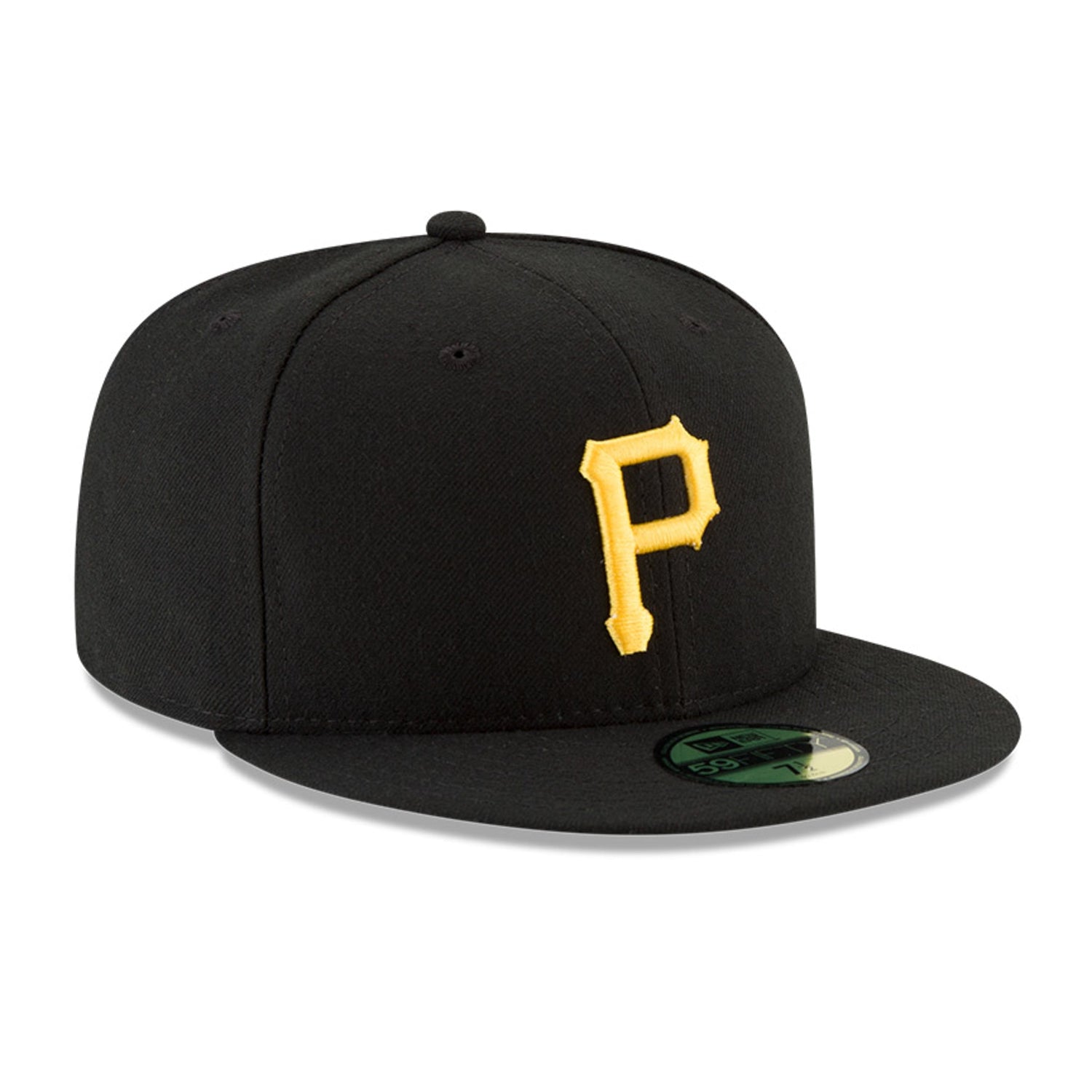 New Era 59Fifty Authentic Collection Pittsburgh Pirates MLB Baseball Cap - Black Adjustable Snapback Hat for Men & Women | Game Day, Streetwear, Sports Fan Fashion Accessory