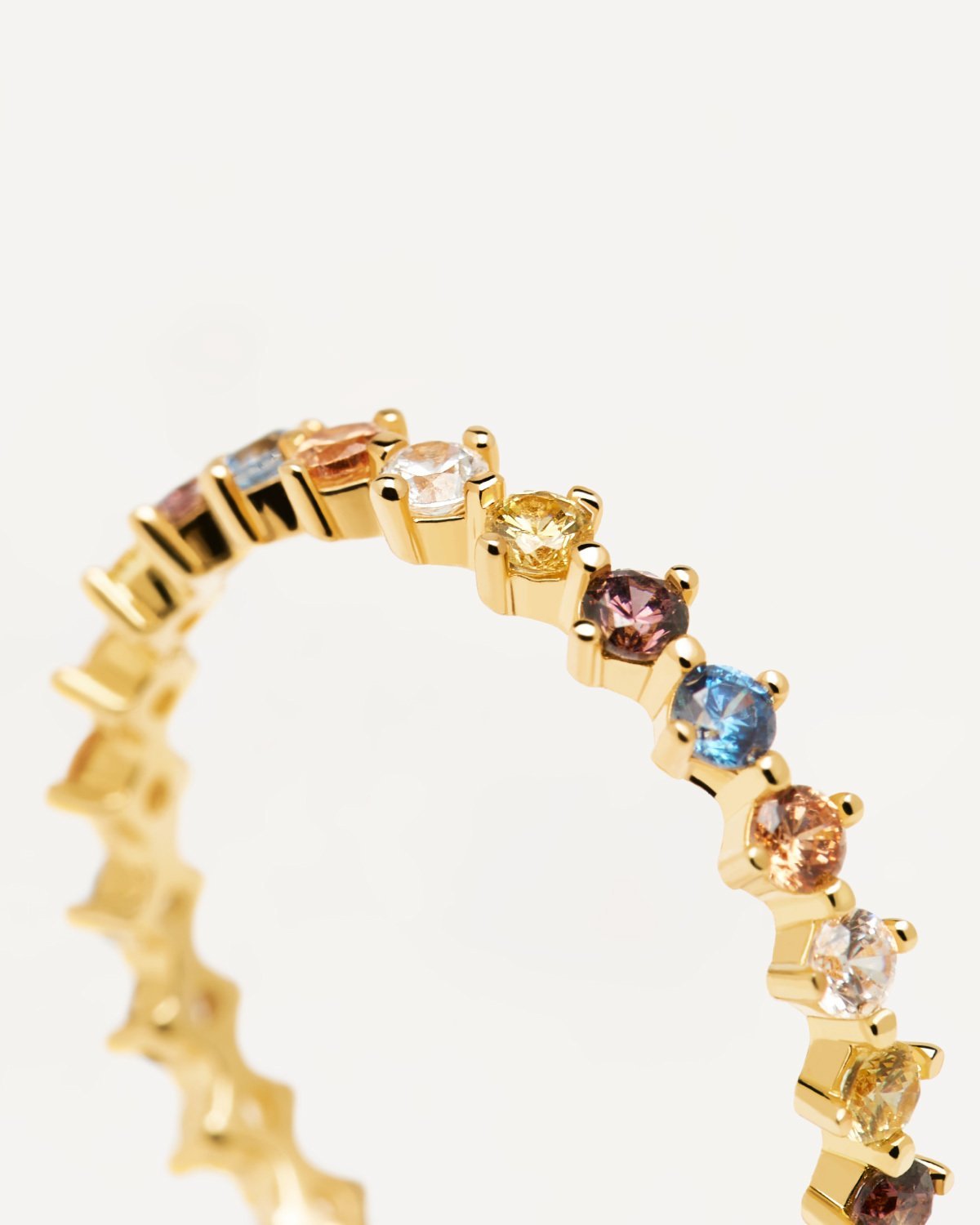 GRID Sage Gold Ring for Women - Elegant Minimalist Stackable Band - Perfect for Everyday Wear, Gifts & Special Occasions