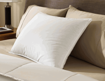 Premium 50/50 Gray Duck Feather and Down Pillow - Soft & Supportive for Side, Back, and Stomach Sleepers - Ideal for Home, Hotel, and Guest Room Comfort