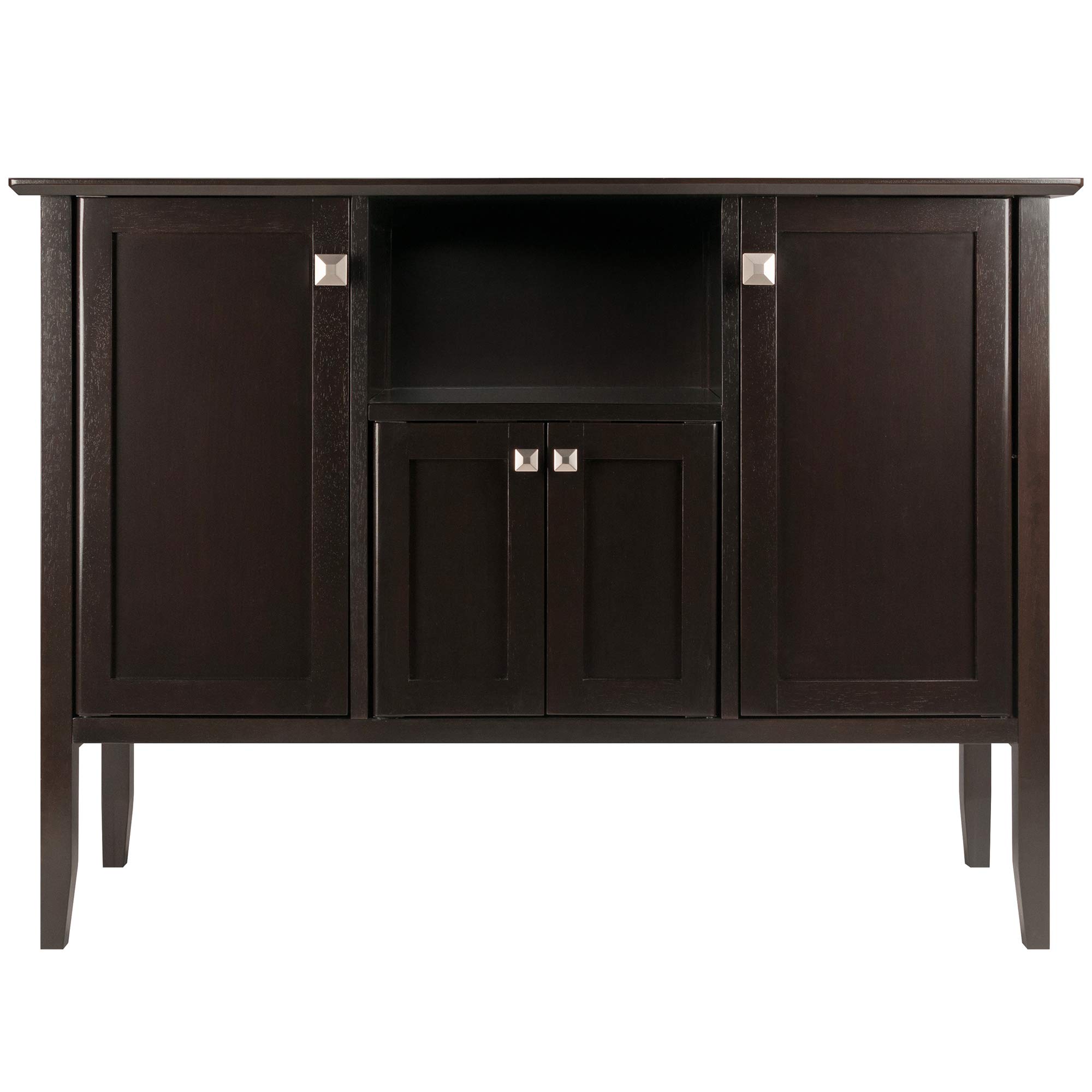 Winsome Wood Melba Buffet Coffee Table - Modern Side Table with Storage Shelf for Living Room, Bedroom & Office - Stylish & Functional Home Decor Furniture