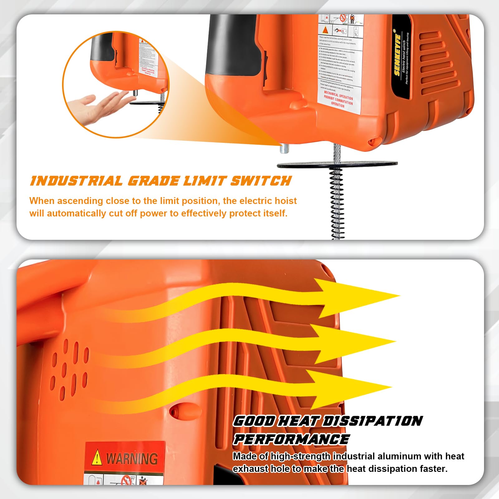1500LBS Electric Hoist Winch - 3-in-1 Portable Lifting System with 25FT Cable & Lifting Strap - 110V Ceiling Winch for Garage, Warehouse, Construction - Perfect for Towing, Heavy Lifting, DIY Projects