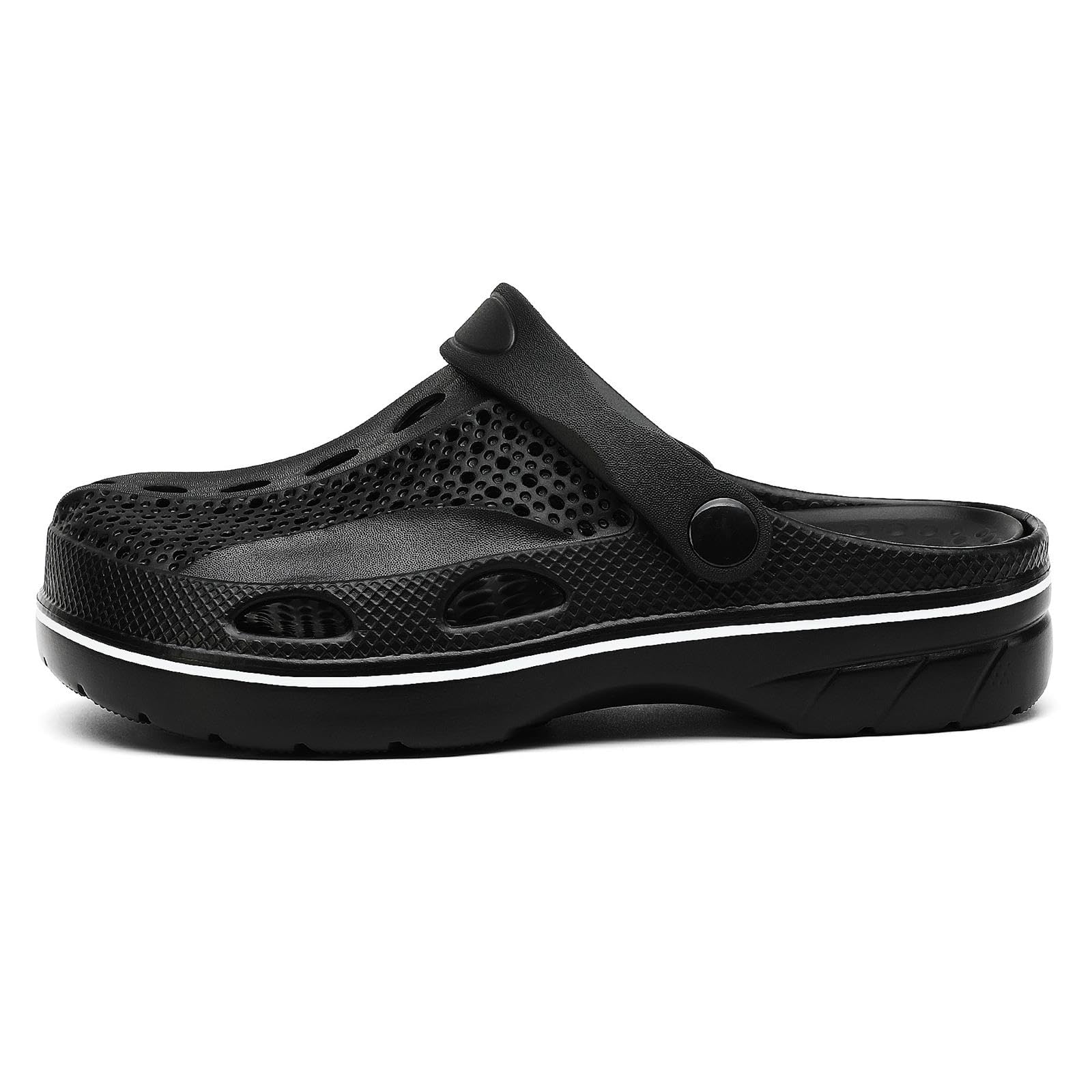 **Men's & Women's Arch Support Clogs - Slip-On Garden Shoes with Removable Cushion Insole for Outdoor, Beach & Casual Wear**