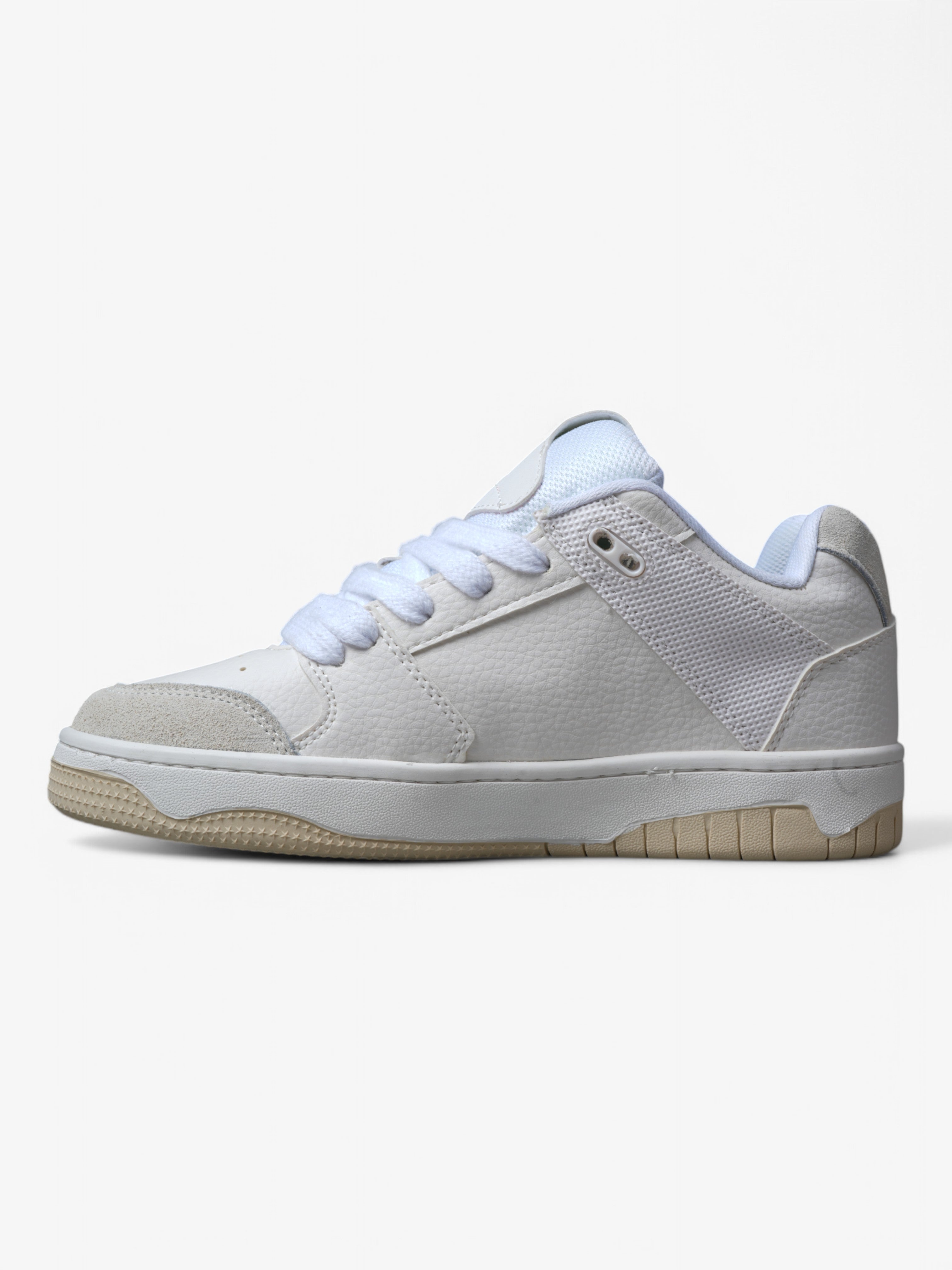 Vision Street Wear Liberator White Skate Shoes - Durable & Comfortable Sneakers for Men & Women - Perfect for Skateboarding, Streetwear Fashion & Casual Wear