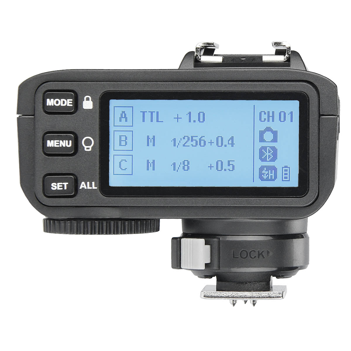 X2TC 2.4GHz Wireless Flash Trigger with High Speed Sync & Bluetooth for Canon DSLR Cameras - Perfect for Studio Photography, Outdoor Shoots & Event Coverage