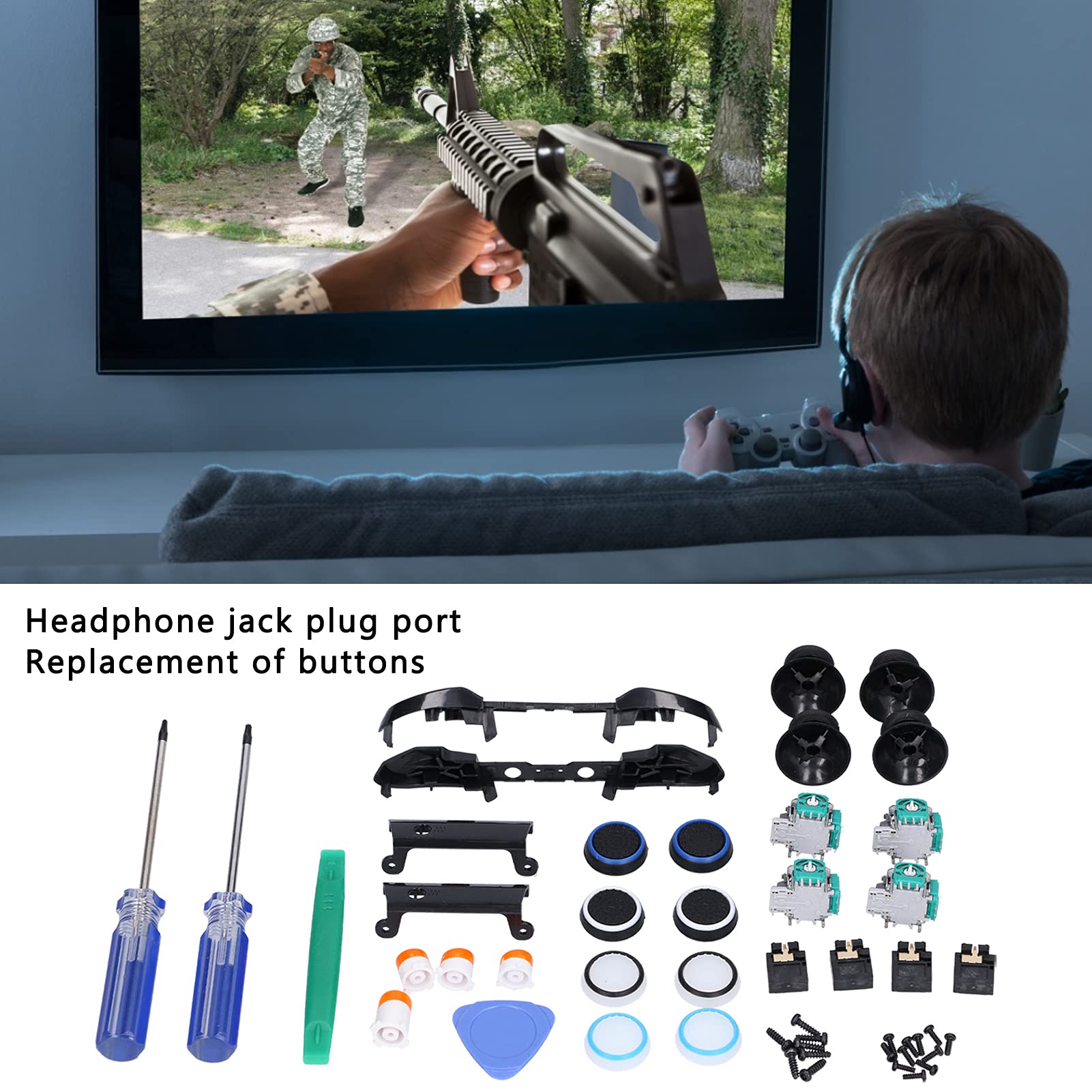 Xbox One Controller Repair Kit - ABXY Button Module & Game Controller Parts for DIY Fixes | Perfect for Gaming Enthusiasts & Home Repairs