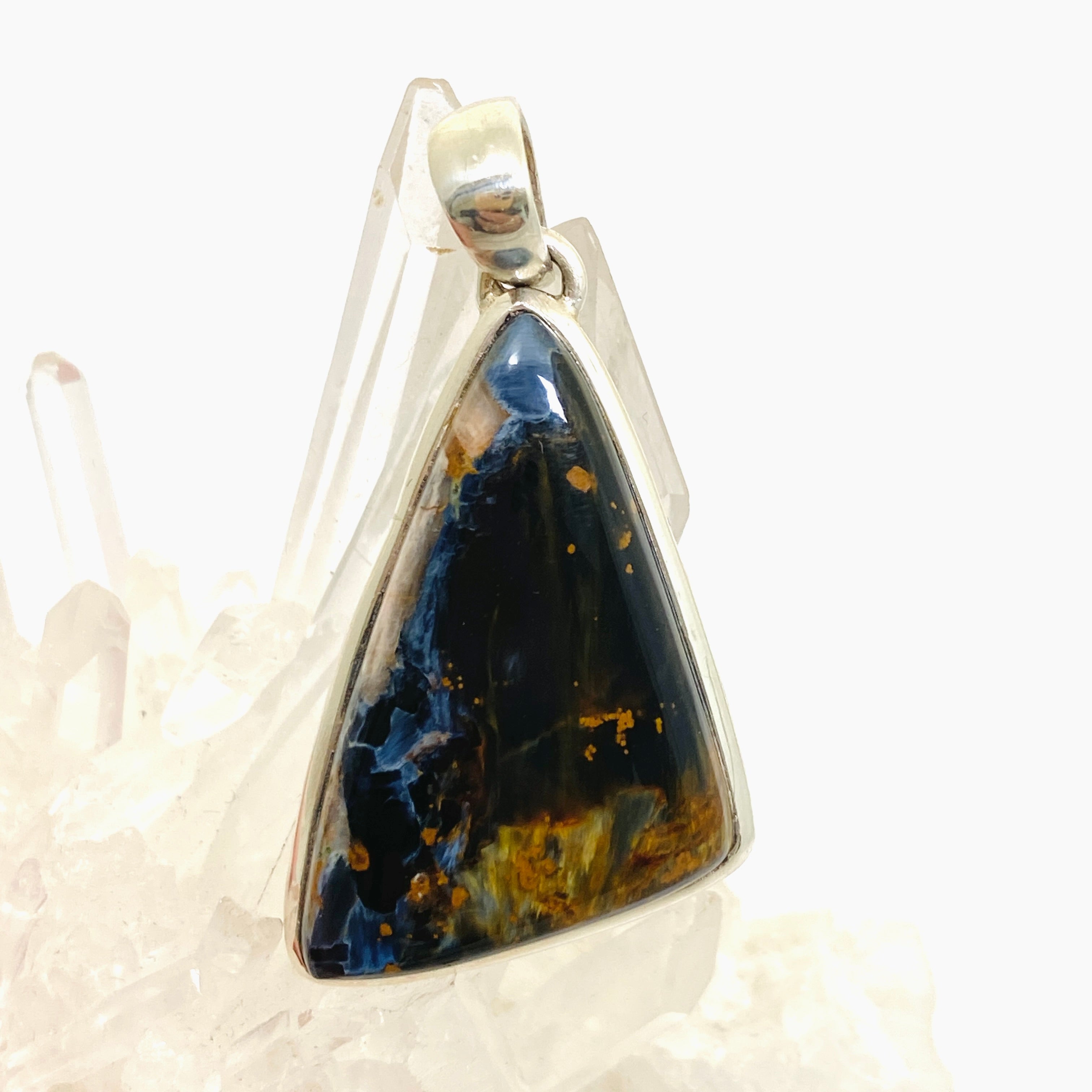 Natural Pietersite Freeform Cabochon Pendant Necklace - Unique Gemstone Jewelry PPGJ1068 for Spiritual Healing & Energy Balancing | Perfect for Meditation, Reiki, and Chakra Work