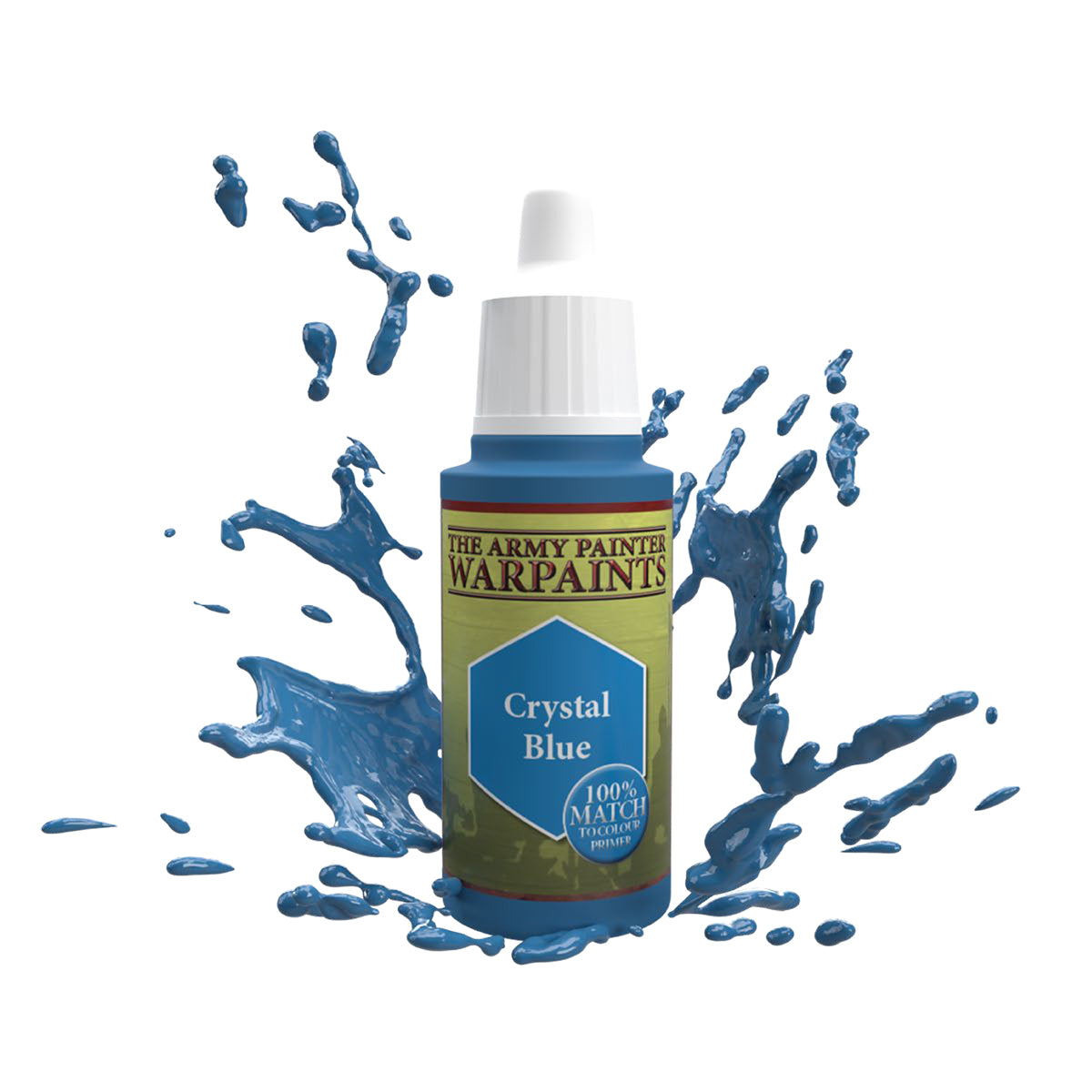 Crystal Blue Warpaints - High-Quality Face & Body Paint for Cosplay, Halloween, and Theater Makeup | Safe & Vibrant for Professional & DIY Use