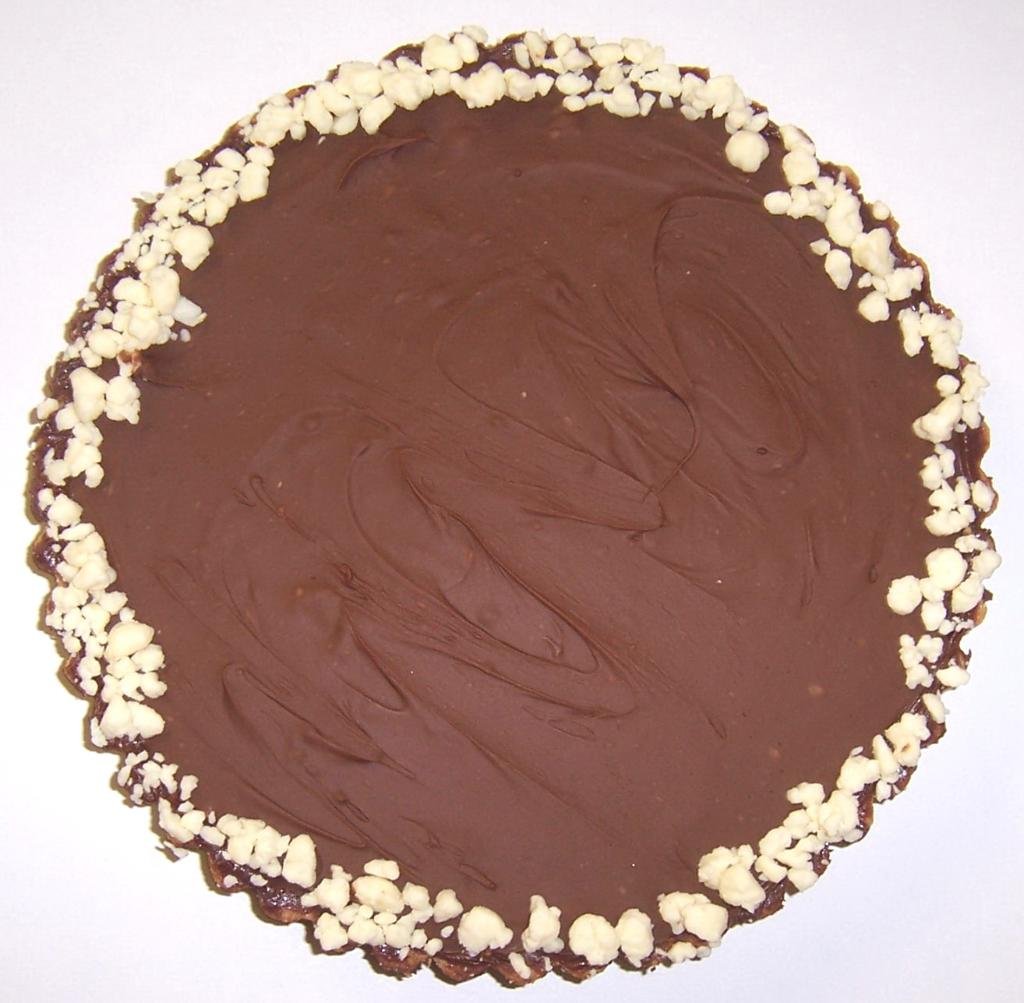 Scott's Cakes Chocolate Fudge Tart with Mango Filling & Milk Chocolate Topping | Gourmet Dessert for Parties, Holidays & Special Occasions | Perfect for Birthday Gifts, Anniversary Celebrations & Dinner Parties