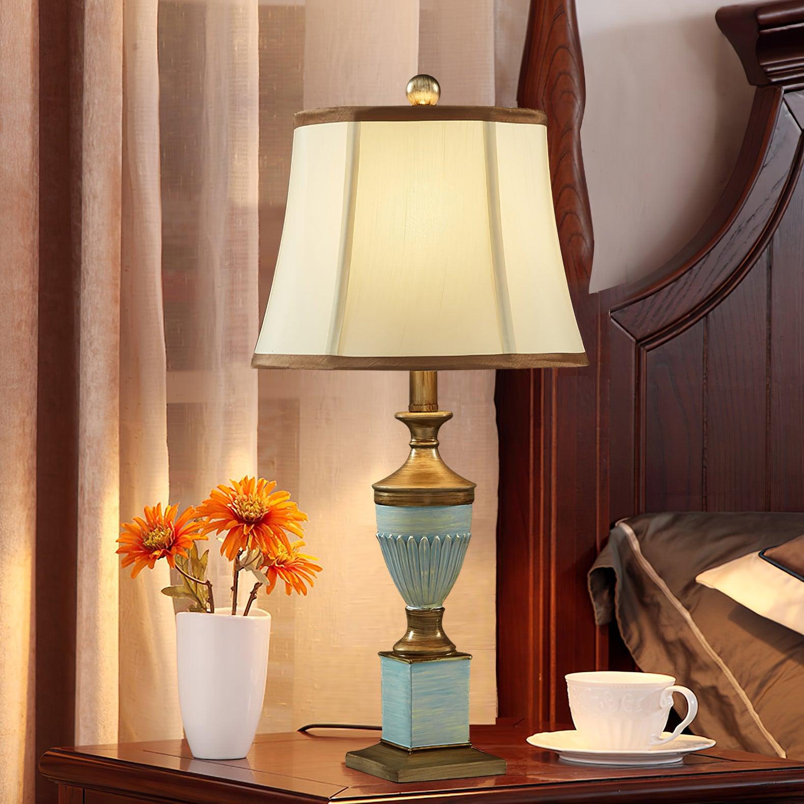 Smafan Modern LED Table Lamp - Adjustable Brightness, USB Charging Port, Touch Control for Bedroom, Living Room, Office & Study Desk - Perfect for Reading, Working & Relaxing