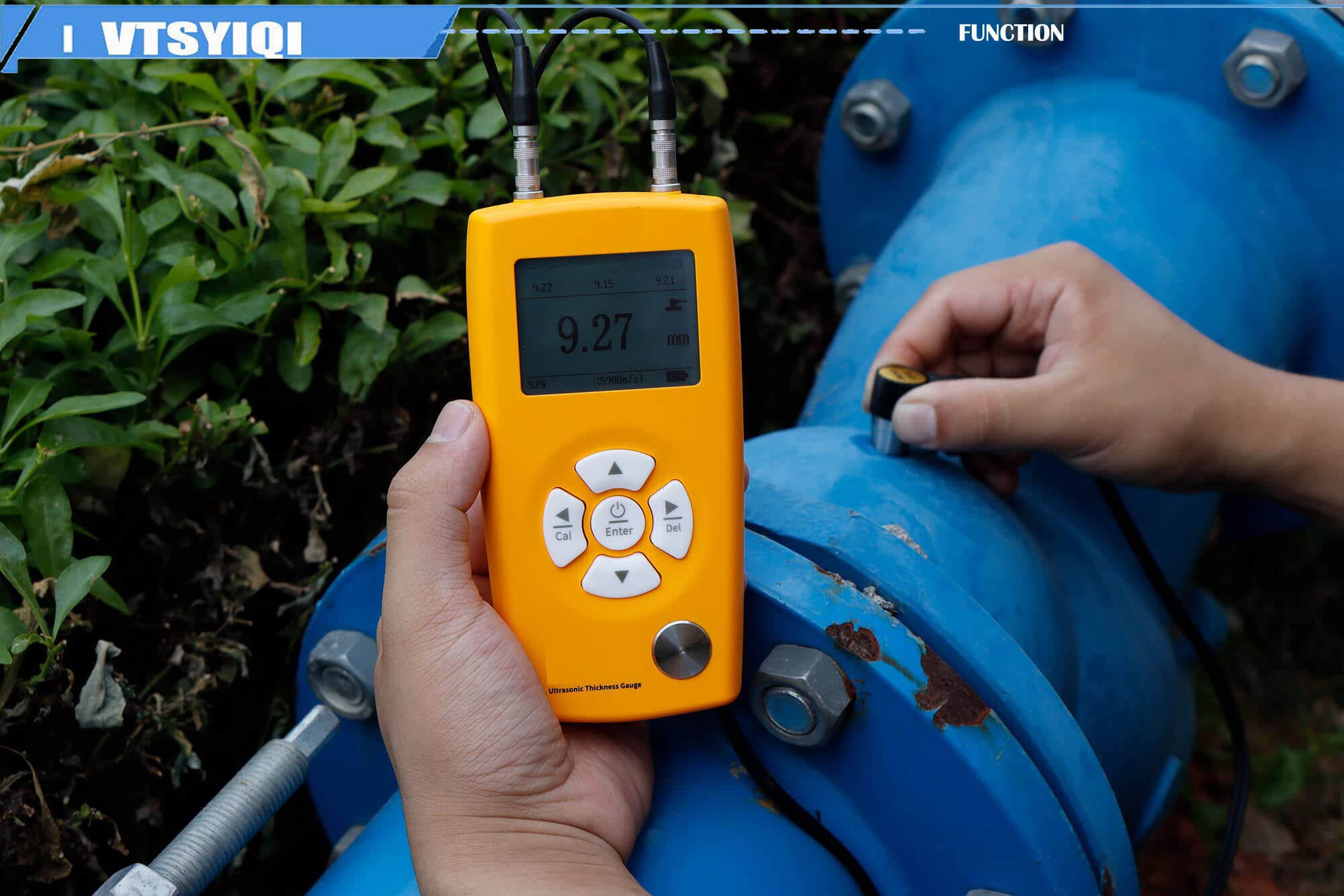 Precision Digital Ultrasonic Thickness Gauge Meter - 0.8-350mm (0.03-13.77