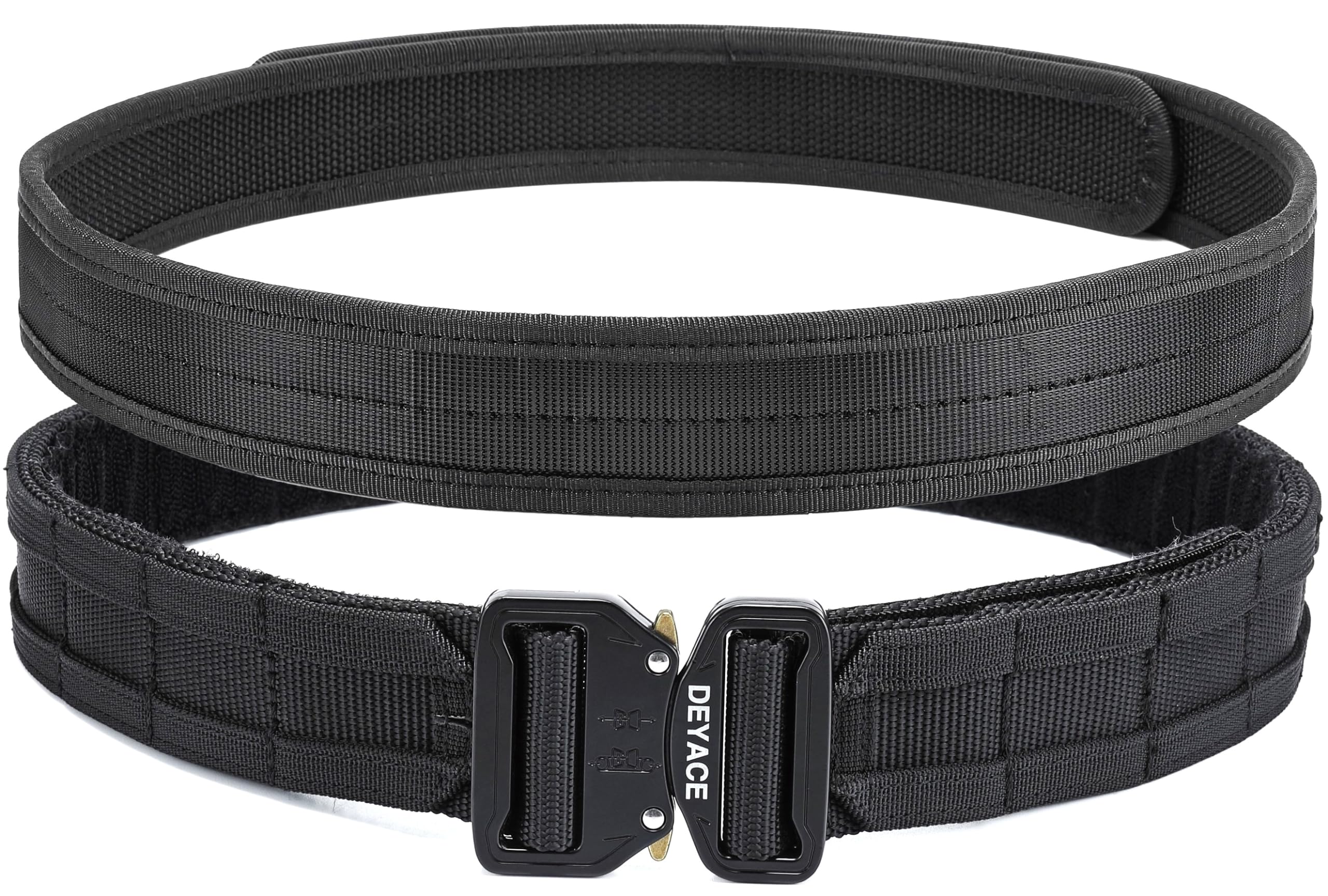 Quick Release Battle Belt - 1.75'' Tactical MOLLE Heavy Duty Belt with 1.5'' EDC Inner Belt for Law Enforcement, Military & Shooting Sports | Perfect for Range Training, Tactical Missions & Outdoor Adventures
