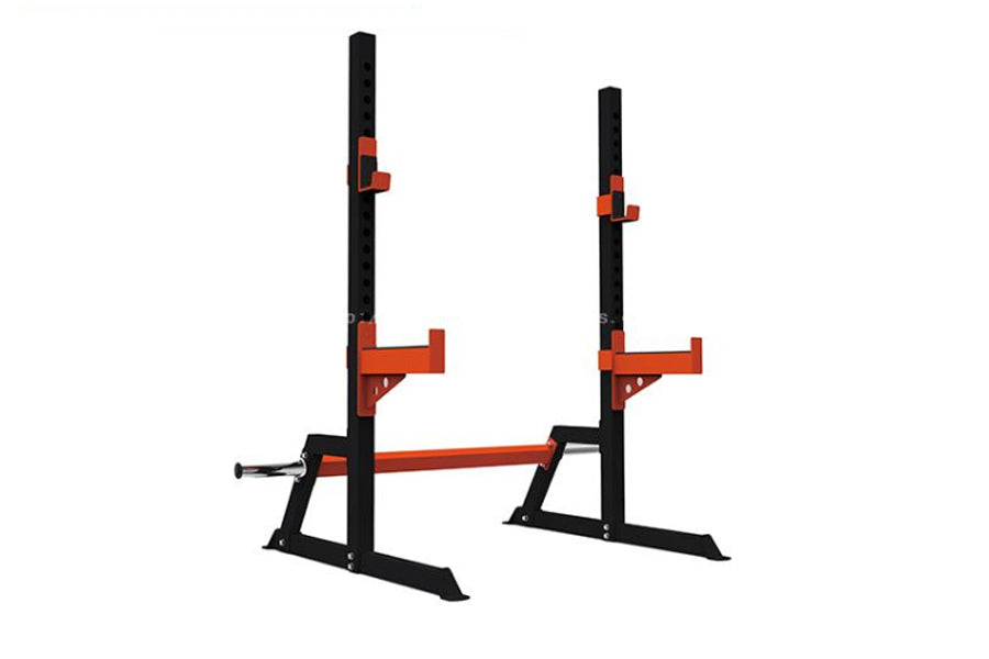 Warrior Deluxe Squat Stand - Heavy Duty Power Rack for Home Gym, Weightlifting & Strength Training - Perfect for Squats, Bench Press & CrossFit Workouts
