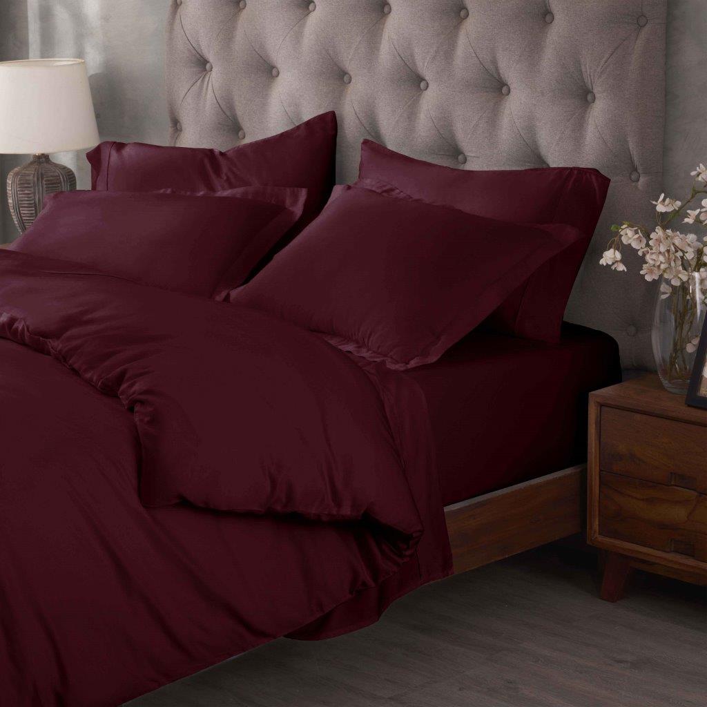 Premium Egyptian Cotton 400 Thread Count Duvet Cover Set - Ultra Soft & Breathable Bedding for Luxury Hotels & Master Bedrooms