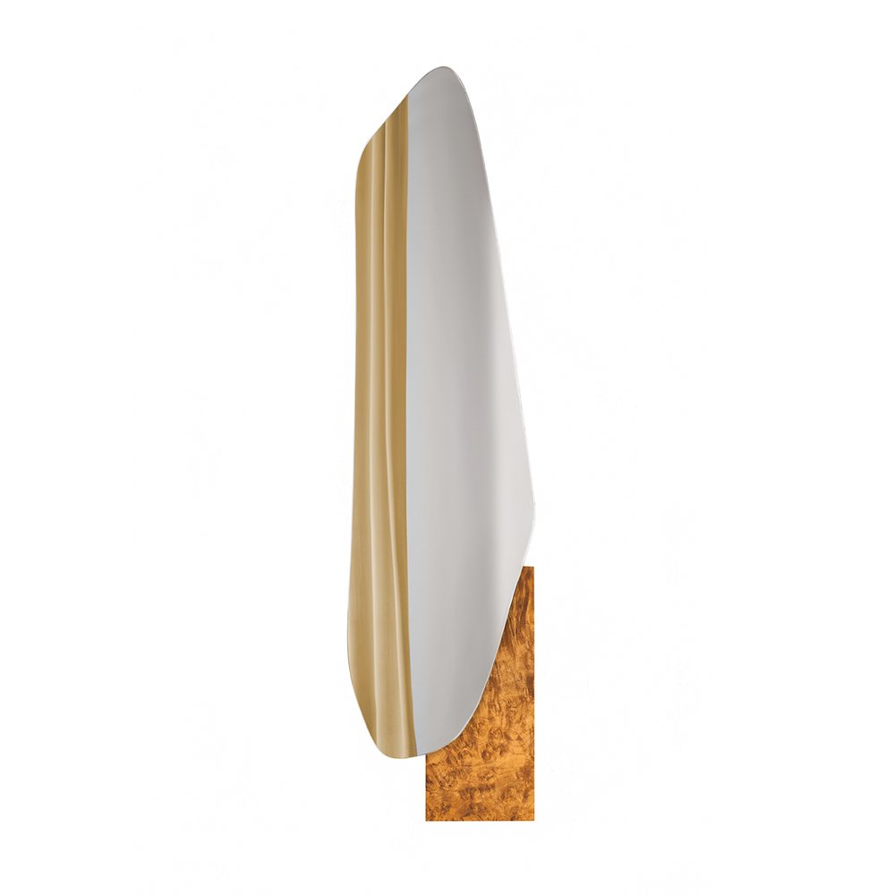 Noom Lake Wall Mirror 2 - Modern Decorative Bathroom & Bedroom Mirror with Rustic Wood Frame - Perfect for Vanity, Entryway, and Living Room Decor