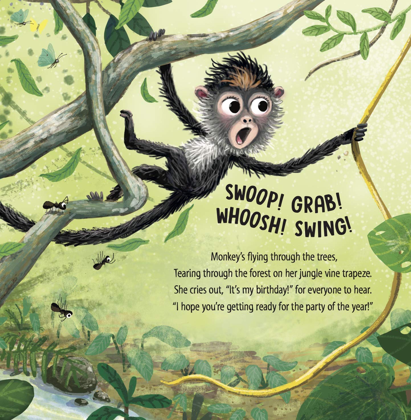 Slow Down, Monkey! - Fun & Educational Kids Board Book for Early Readers | Perfect for Bedtime Stories, Classroom Reading & Toddler Learning Activities