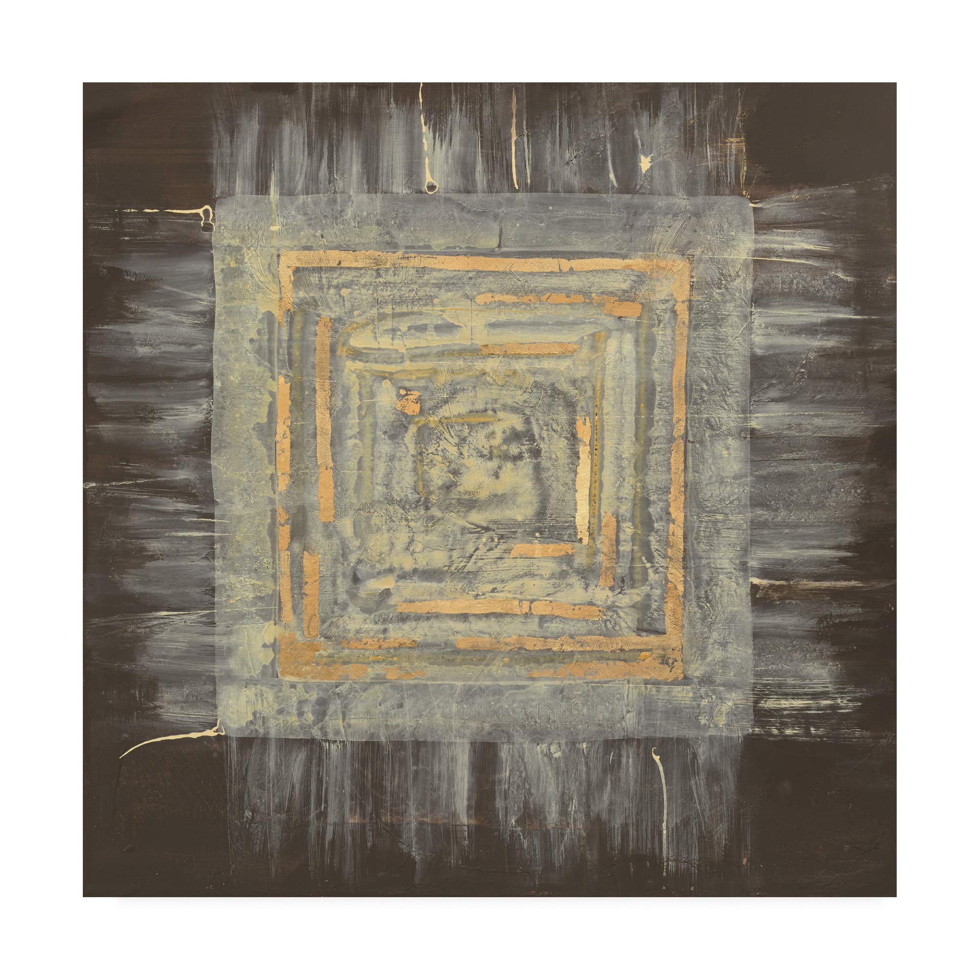 Albena Hristova Gold Tapestry Wall Art - 18x18 Inch Luxury Home Decor for Living Room, Bedroom & Office | Trademark Fine Art Collection