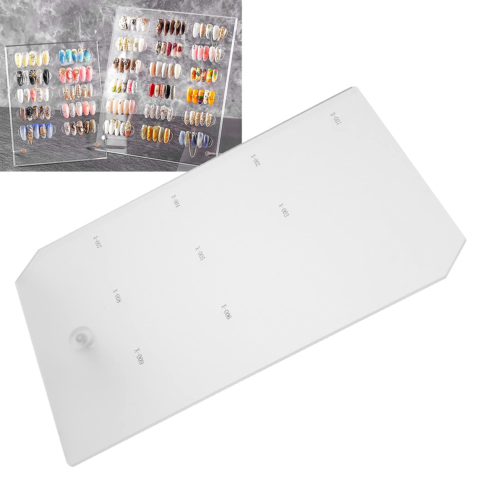 Acrylic Nail Sample Display Stand - Nail Art Tip Holder & Showing Board for Salon, Manicure, and Nail Art Business | Professional Nail Art Tool for Displaying Nail Designs